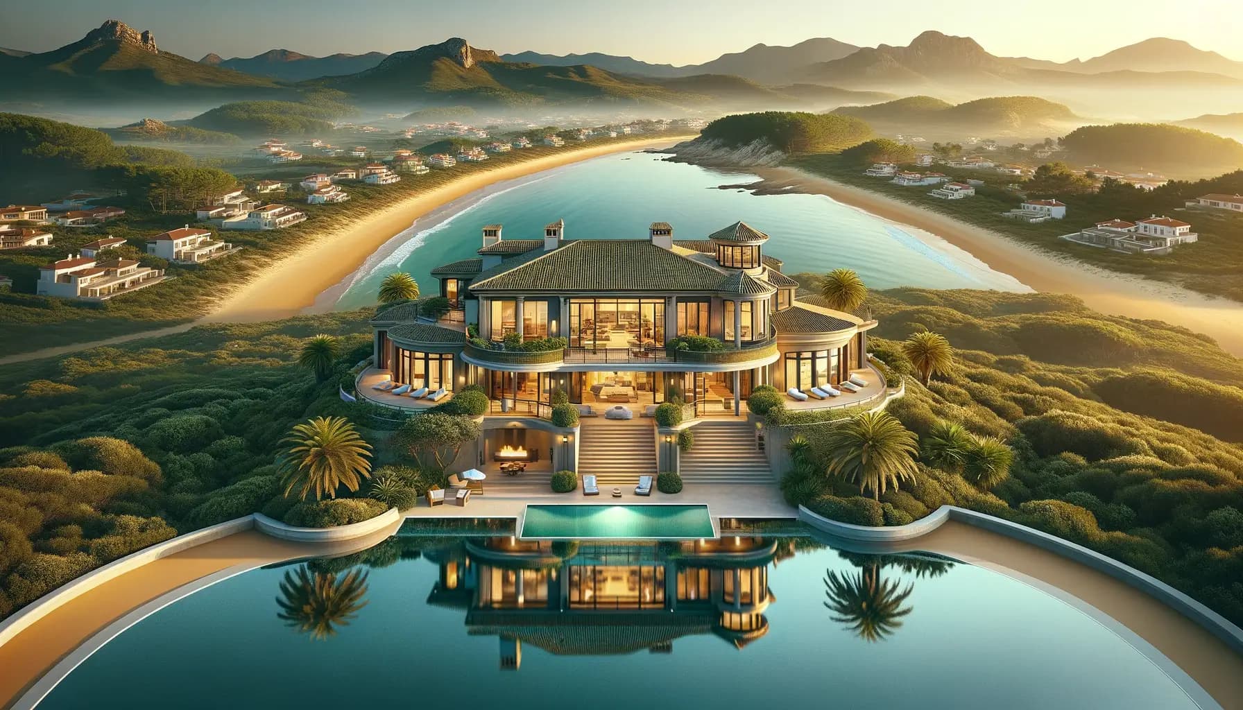 Background illustration for parallax scrolling effect