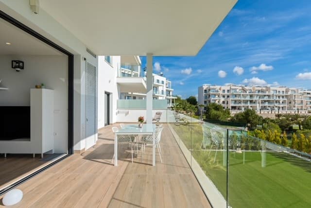 Luxury ground floor apartment in Las Colinas, Campoamor, Alicante, Costa Blanca South.

Discover your dream investment in the stunning Costa Blanca with this spacious and beautifully designed two-bedroom apartment, completed in February 2022.

Imagine sipping your morning coffee on a vast east-facing terrace, basking in the warm sunlight while enjoying breathtaking open views of Las Colinas. Both bedrooms have direct access to this incredible outdoor space, allowing for a seamless blend of indoor and outdoor living.

The apartment features an impressive 92m² of living space, complemented by a generous 45m² terrace and a sprawling 108m² garden, all finished with low-maintenance artificial grass—perfect for soaking up the sun without the hassle!

Convenience is key with a sizable underground parking space (12.5m²) and a private storage unit (9m²) included.

The communal amenities elevate the living experience even further. Dive into the luxurious infinity pool surrounded by sun decks and lush artificial grass, or work out in the covered gym area, all accessible by elevator for ease of access.

Las Colinas is a vibrant community with a wealth of facilities, including tennis and paddle courts, a professional gym, a wellness area with an outdoor pool, and a chic beach club in Campoamor complete with private parking. Indulge in delightful dining options at Unik Cafe, Il Palco, and Umawa, or pick up essentials at the local supermarket.

This apartment comes fully equipped with a stylish furniture pack, modern white goods, and the aforementioned parking and storage units.

Key-ready and available for delivery within a month, this property represents a fantastic investment opportunity. Las Colinas has consistently proven to be a lucrative area over the past six years, making this apartment a smart choice for savvy investors. Don’t miss out on the chance to own a piece of paradise on the Costa Blanca!



Features:

✅ Central air conditioning



✅ Electrical blinds on bedroom windows



✅ Electrical roller blinds



✅ Basic domotic system



✅ White goods 

✅ Furniture pack ( Interior and outside) 



✅ Parking space and private storage unit



✅ Energy certificate: B



✅ Suma 361 euro a year



✅ Community 450 euro per trimester

