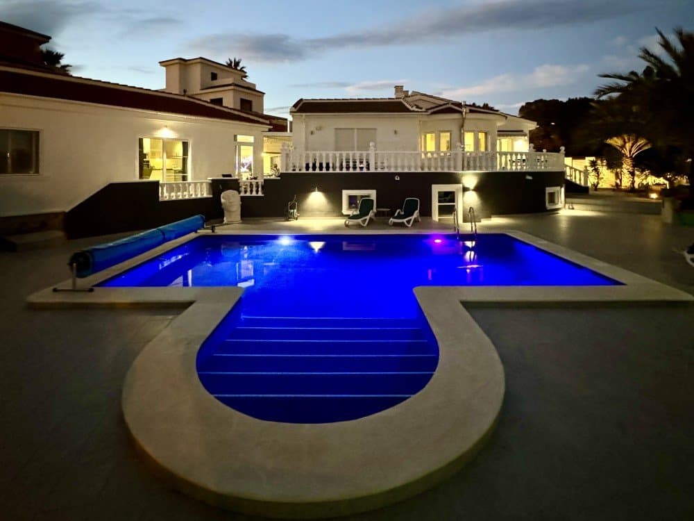 wp:paragraph Welcome to a truly unique property in the heart of Ciudad Quesada, where space, privacy, and luxury come together under the Spanish sun. Set on an impressive 1,000 m² plot, this beautifully renovated estate offers multiple independent living spaces, making it ideal for extended families, guests, or an excellent rental investment.The principal home is bright, spacious, and designed for comfortable living:3 generous bedrooms with built-in wardrobes2 modern bathrooms finished to a high standardA fully equipped kitchen and a large, inviting living area perfect for everyday living or entertainingSecond Residence: Ideal for family members, visitors, or rental use, this independent home includes:2 comfortable bedrooms and 1 bathroomA charming kitchenA sun-filled glass veranda overlooking the garden, perfect for year-round enjoymentGuest House: Located in the basement, this fully self-contained guest accommodation offers flexibility and privacy:2 spacious bedroomsA kitchenette and dining areaAdditional storage space located behind the guest houseOutdoor Living at Its BestThe landscaped garden is a private oasis designed for relaxation and entertaining:Heated swimming pool for year-round enjoymentCovered veranda with a fully equipped barOutdoor toilet with showerMultiple seating and lounging areas, offering both sun and shadeAdditional Features: Garage with space for one carTwo separate entrances, both with automatic gates, ensuring privacy and convenienceThis exceptional property is perfectly suited for large or multi-generational families, those seeking independent guest accommodation, or buyers looking for a high-potential investment property in one of Costa Blanca’s most sought-after areas.Contact us to experience the charm, space, and versatility of this outstanding home. /wp:paragraph  wp:paragraph  /wp:paragraph  wp:paragraph  /wp:paragraph