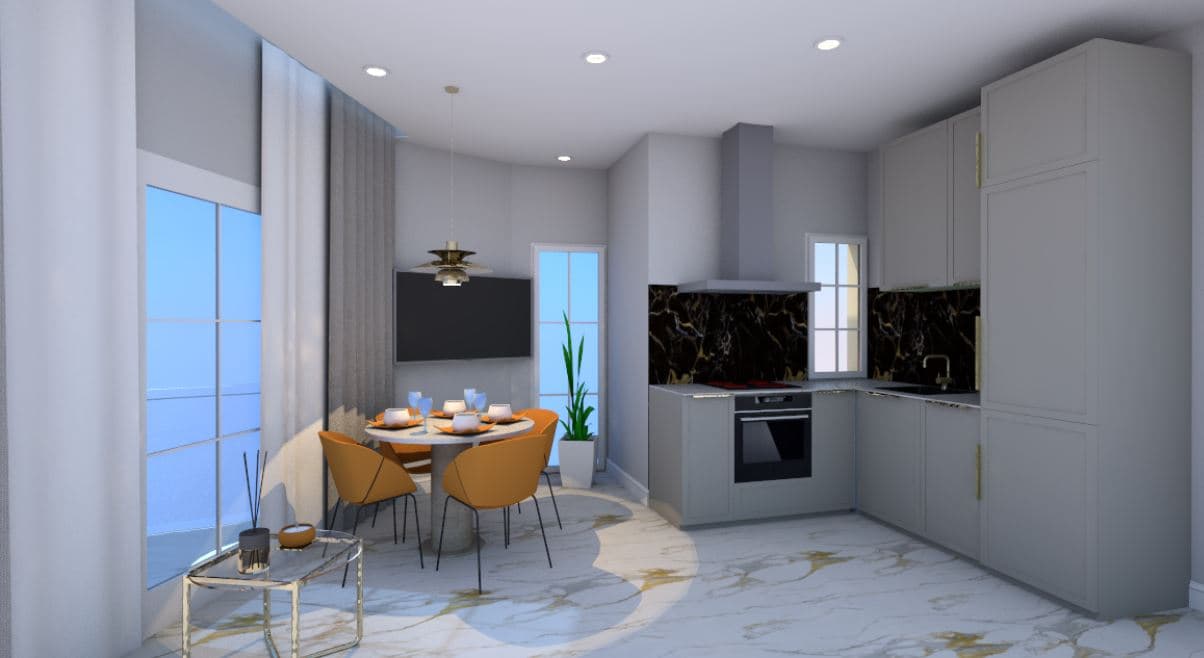 Moderno apartamento de un dormitorio con reforma de diseño en Torrevieja. El apartamento de 45 m2 se vende con muebles y electrodomésticos.Accesibilidad a pie a la playa central y al paseo marítimo;600 m hasta hospital, escuelas, restaurantes;Buena conexión de transporte.Apartamento reformado por completo.Suelos cálidos en todos los apartamentos;Baños equipados con todo lo necesario;Aire acondicionado;Cerraduras electrónicas y videovigilancia;Ascensor con acceso desde la calle.Posibilidad de reserva online, así como de compra a crédito de un banco con un interés del 4-6% anual.