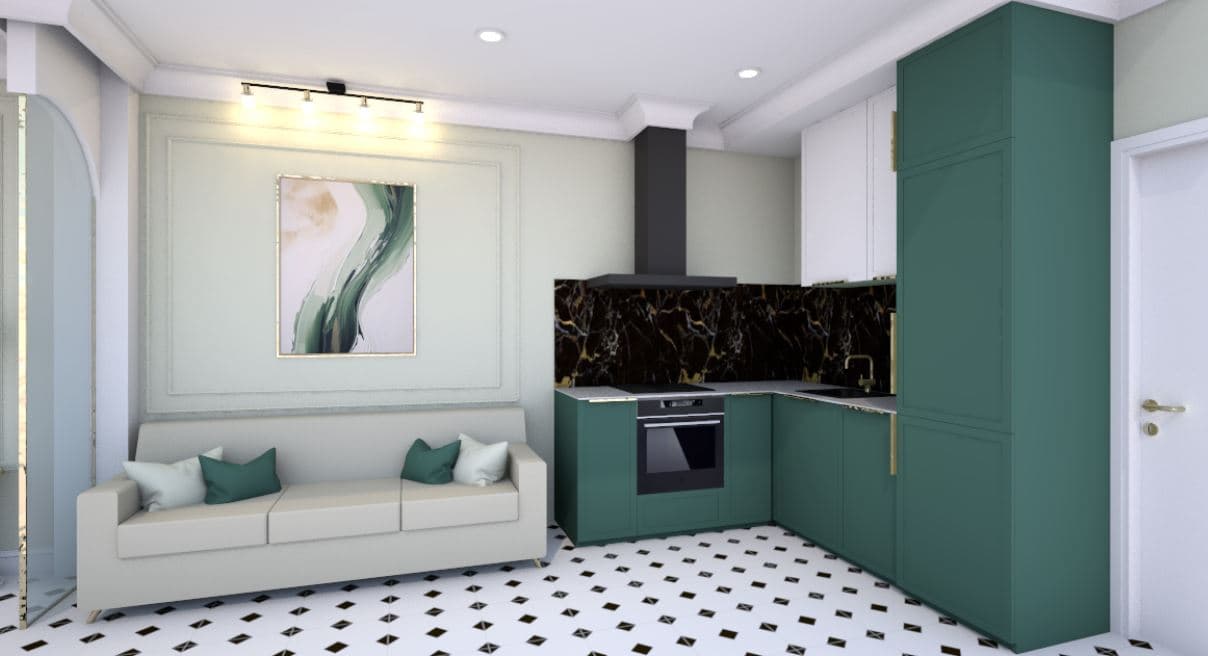 Moderno estudio con renovación de diseño en Torrevieja. El apartamento de 35 m2 se vende con muebles y electrodomésticos, y cuenta con su propia terraza.A poca distancia de la playa y el paseo marítimo central;600 metros de distancia de hospital, escuelas, restaurantes;Buen acceso al transporte públicoEl apartamento ha sido renovado por completo.Suelo radiante en todo el apartamento;Baños equipados con todo lo necesario;Aire acondicionado;Cerraduras electrónicas y vigilancia por video;Ascensor con acceso desde la calle.Posibilidad de reservar online, así como de comprar a crédito en el banco al 4-6% de interés anual.