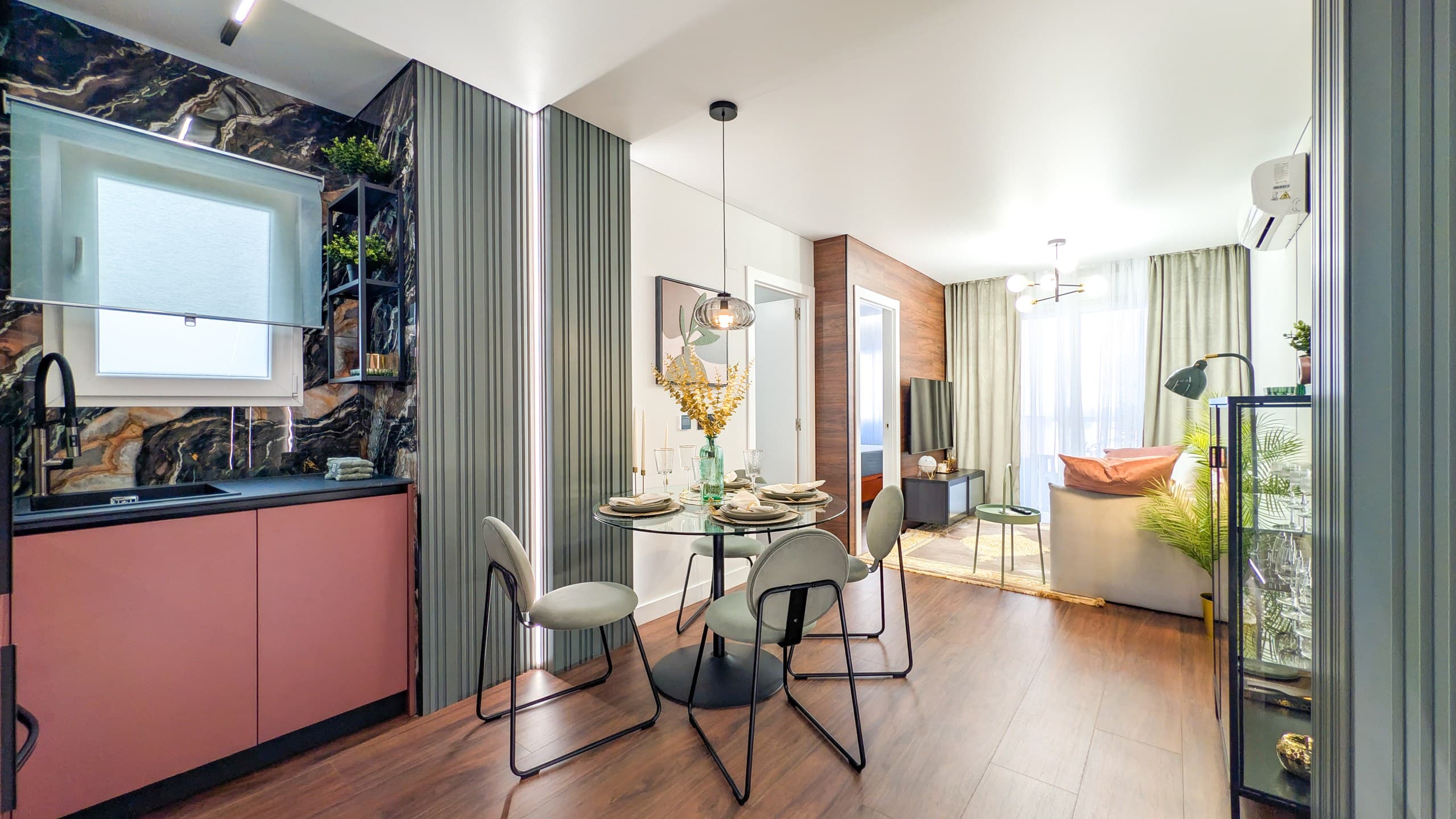 For sale is an apartment after a major renovation just steps away from Nationals Park.The 56 sq.m apartment has 2 bedrooms, a bathroom, and a terrace. The apartment has undergone a major designer renovation, and no one has lived in it since the renovation. The windows, plumbing, wiring, floors, walls, suspended ceilings, etc. have been replaced in the apartment. The whole apartment has underfloor heating, an air conditioner, and an electronic lock. The price includes new furniture and appliances. A beautiful apartment for personal living, located within walking distance to bars, restaurants, supermarkets, and the central square of the town of Torrevieja. Just 800 meters to the beach. The apartment is part of a closed residential complex with a very beautiful inner territory. The complex has children's and adult pools, greenery, and relaxation areas. A lifeguard works by the pool. Tourist license can be arranged.Torrevieja is a popular Spanish resort town and municipality in the province of Alicante on the southern part of the Costa Blanca coast. The town is considered the third largest in the province after Alicante and Elche. The resort is popular due to its favorable Mediterranean climate, magnificent sandy beaches, and numerous salt lagoons around.This property can be purchased on credit from the bank at 3-6% annual interest rate.