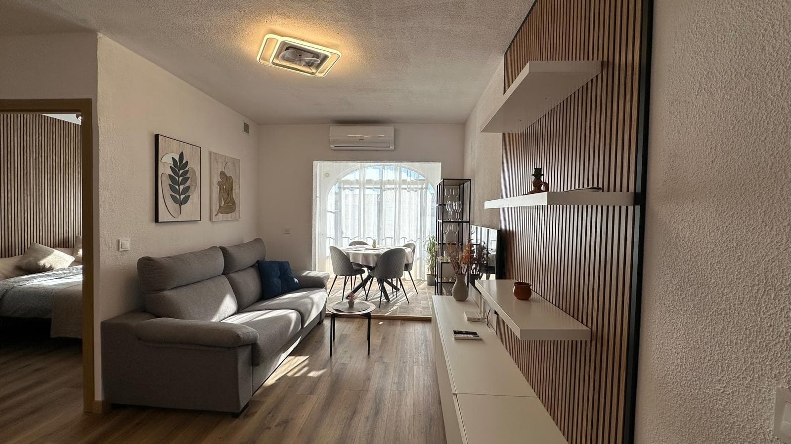 In a city where sunshine is an integral part of daily life and the rhythm of the Mediterranean sets the pace of time, this fully renovated rooftop bungalow offers an opportunity to enjoy a more tranquil, luminous lifestyle, deeply connected to nature. Located in Torrevieja, one of the most sought-after destinations on the Costa Blanca, this home invites you to experience the perfect balance of comfort, tranquility, and quality of life. Torrevieja is known for its privileged climate, long sunny days, and open, welcoming atmosphere. Living here means enjoying a city that combines the charm of a coastal destination with the convenience of a vibrant urban environment year-round. Strolling through its streets is to discover a blend of cultures, the aromas of Mediterranean cuisine, and the ever-present sea on the horizon. This rooftop bungalow exudes a special feeling from the moment you step inside. The complete renovation breathes new life into the property, creating a modern and inviting atmosphere that encourages you to settle in without a care in the world. The spaces feel renovated, well-maintained, and ready to begin a new chapter, whether as a primary residence, a second home, or an investment in a rapidly developing area. One of the most valued aspects of this type of property is the sense of independence it offers. Being an elevated bungalow, it provides greater privacy and a unique perspective of the surroundings. This position offers light, tranquility, and a more relaxed atmosphere, allowing you to disconnect from the daily grind. The renovation has given it a contemporary feel that blends perfectly with the area's Mediterranean style. This contrast between tradition and modernity creates a unique identity for the home, where every corner conveys a sense of renewal and well-being. It's a space designed for those who appreciate modern, bright, and functional environments. Torrevieja is a place where lifestyle revolves around the outdoors. The climate allows you to enjoy the fresh air for much of the year, making any home an extension of the natural environment. The city invites you to stroll, share moments on terraces, savor the local cuisine, and contemplate the sea at any time of day. This bungalow perfectly embodies that philosophy. Its renovated ambiance and layout foster a comfortable and uncomplicated lifestyle, where every space is designed for relaxation and socializing. It's a home that exudes balance and serenity, ideal for those seeking a cozy retreat near the sea. Life in Torrevieja is characterized by its dynamism throughout the year. Unlike other tourist destinations that only come alive in the summer, here the activity remains constant. Shops, restaurants, and services stay open in every season, creating a vibrant and active community where it's easy to integrate. The bungalow's complete renovation provides a brand-new feel that many buyers particularly appreciate. It's not just about aesthetic changes, but a complete transformation that updates the property and adapts it to current needs. This allows you to enjoy a modern space without sacrificing the charm of a home with Mediterranean character. In everyday life, the city offers countless possibilities. From strolls along the seafront promenade to visits to local markets where you can discover fresh regional produce. The proximity to the sea is ever-present, a reminder that you live in a privileged setting where nature and the city coexist in harmony. This upper bungalow is presented as an ideal place for those seeking to begin a new chapter in a bright and relaxed environment.