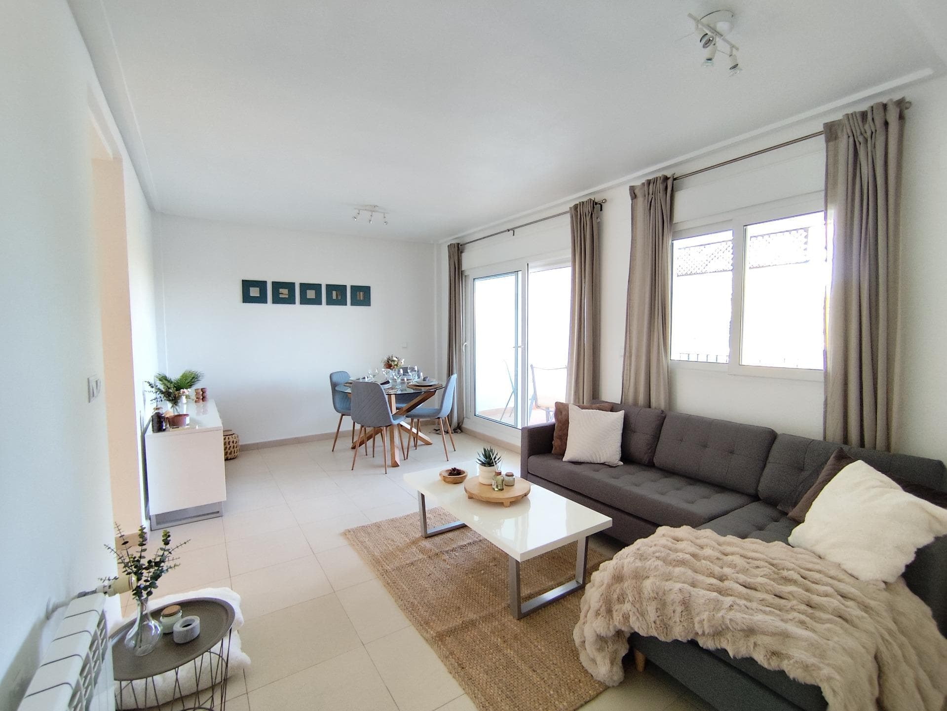 We are pleased to present this 2 bed, 1 bath, second floor apartment in an enviable location within the prestigious La Torre Golf Resort. A fully fitted kitchen A spacious room  Two generously sized double bedrooms each with doors that lead out to the front balcony  Both bedrooms with built-in wardrobes for extra convenience. Large rear terrace area, overlooking the serene communal pool and the meticulously maintained golf course, offering breathtaking views and a tranquil ambiance. Additional features: – 3 Hot & Cold air- conditioning units – Underground designated parking space Being sold furnished La Torre Golf offers a championship golf course, communal pools, 24 hour security, tennis courts, and a variety of dining and shopping options. It is conveniently located near Murcia-Corvera Airport, offering a seamless travel experience.  Enjoy the beaches, Large Shopping Centers, at just a short 15-minute drive.  Explore the vibrant city of Murcia ad Cartagena, rich in history and culture, at only a 15-20 minute drive.