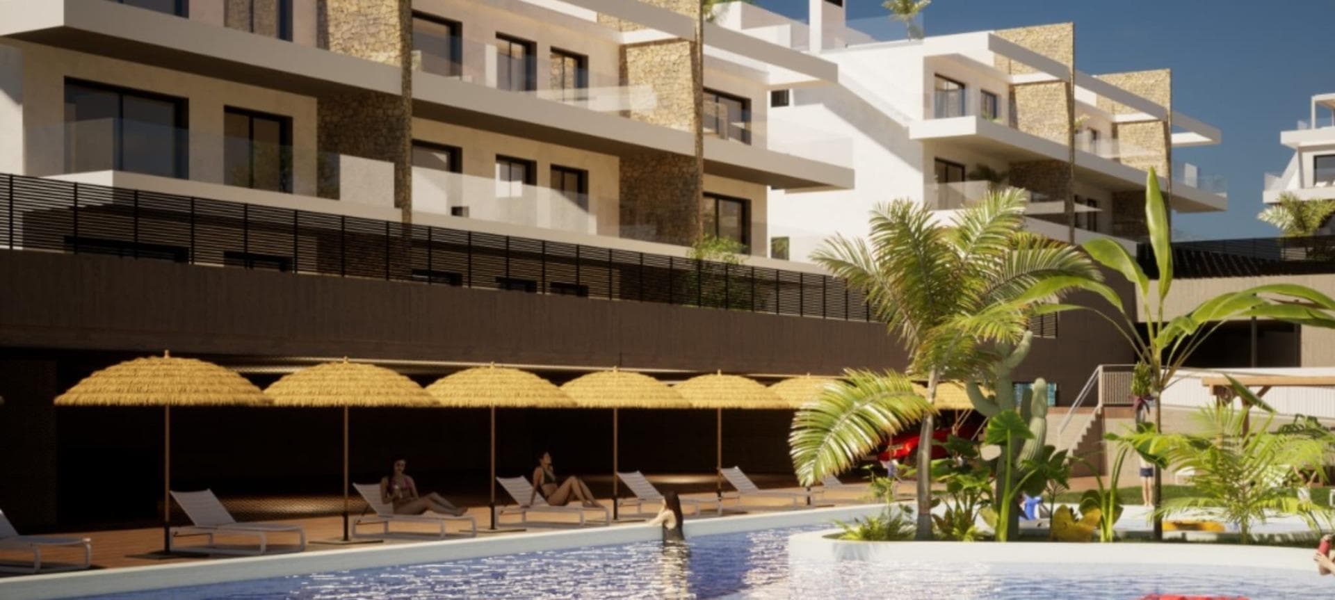 NYBYGG BOLIGKOMPLEKS MED HAVUTSIKT I FINESTRAT&#13;&#13;Nybygg boligkompleks med havutsikt i Finestrat.&#13;&#13;Komplekset består av 9 blokker med 9 leiligheter hver.&#13;Det er 3 typer boliger: 27 toppleiligheter med privat solarium, 27 i første etasje med terrasser og 27 første etasjer med privat hage.&#13;Alt i et privat og eksklusivt miljø, for å nyte sportsaktiviteter og underholdning.&#13;og underholdning.&#13;&#13;Husene har sin moderne og eksklusive design, og er utstyrt med den nyeste&#13;konstruksjonsteknologier som brukes til komfort, termisk og akustisk isolasjon, aerotermisk energi, klimaanlegg, etc.&#13;&#13;Designet i et privat luksuriøst miljø med felles svømmebasseng med separat område for barn og voksne. Store private hageområder. Treningsstudio med boblebad, garderober og dusjer. Avslapningsområde. Lekeområde for barn.&#13;&#13;Herfra kan du nyte privilegert utsikt over Middelhavet, samt den fantastiske og spektakulære skyline av Benidorm.&#13;&#13;Finestrat ligger i Marina Baixa-regionen på Costa Blanca, nær nabobyen Benidorm og omtrent 40 kilometer fra byen Alicante og den internasjonale flyplassen.&#13;&#13;Benidorm ligger bare en fem minutters kjøretur fra eiendommene og tilbyr alle tjenestene du trenger, inkludert butikker, barer, restauranter, supermarkeder, banker, apotek og flere private internasjonale skoler.&#13;&#13;Nær strendene Levante, Poniente og Cala de Finestrat, med mer enn 6 km lengde som er blant de beste i Europa tildelt av EU med blått flagg.&#13;&#13;Alle fritidstjenester som fornøyelsesparkene Aqua Natura, Terra Mítica, Terra Natura, Aqualandia og Mundomar, golfbanene Sierra Cortina og Villaitana, fotturer og klatring i Puig Campana, en enestående natur eller vannsport.&#13;