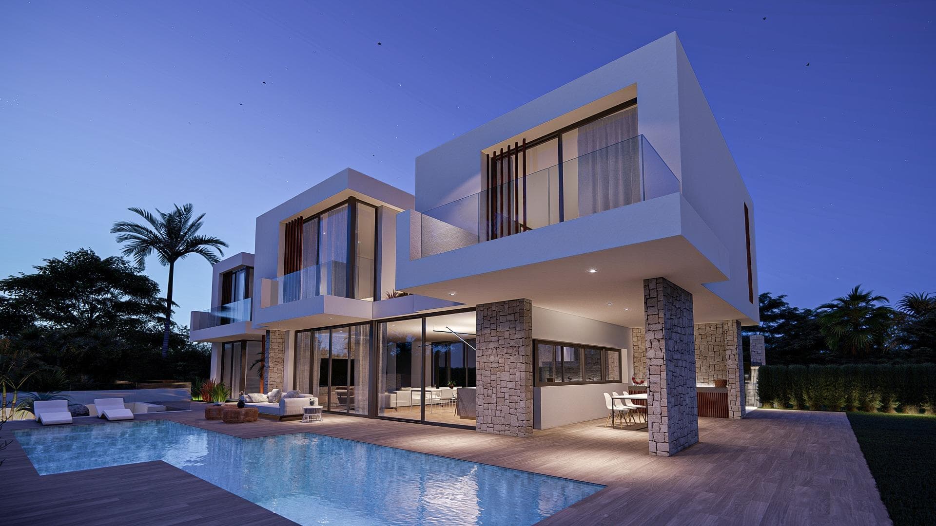LUXURY NEW BIUILD VILLA IN ALBIR&#13;&#13;Luxury New Build villa in Albir.&#13;&#13;Villa build over 3 floors, has 4 bedrooms, 4 bathrooms, guest toilet, open plan kitchen with spacious living room, fitted wardrobes, terrace, basement with double garage, storage room, air-conditioning, elevator, BBQ, central heating, home appliances and garden with private pool.&#13;&#13;Albir is a small beach resort sandwiched between Altea and Benidorm on the northern Costa Blanca in Spain.&#13;&#13;Albir is very close to Alfaz del Pi which is just slightly inland on the other side of the N-322 which divides the two areas.&#13;&#13;Albir is famous for its beautiful sandy beach, the Playa de Racó de l’Albir, it has received many times over the European Union Blue Ribbon award.&#13;&#13;Alicante airport located 45 minutes drive away.&#13;