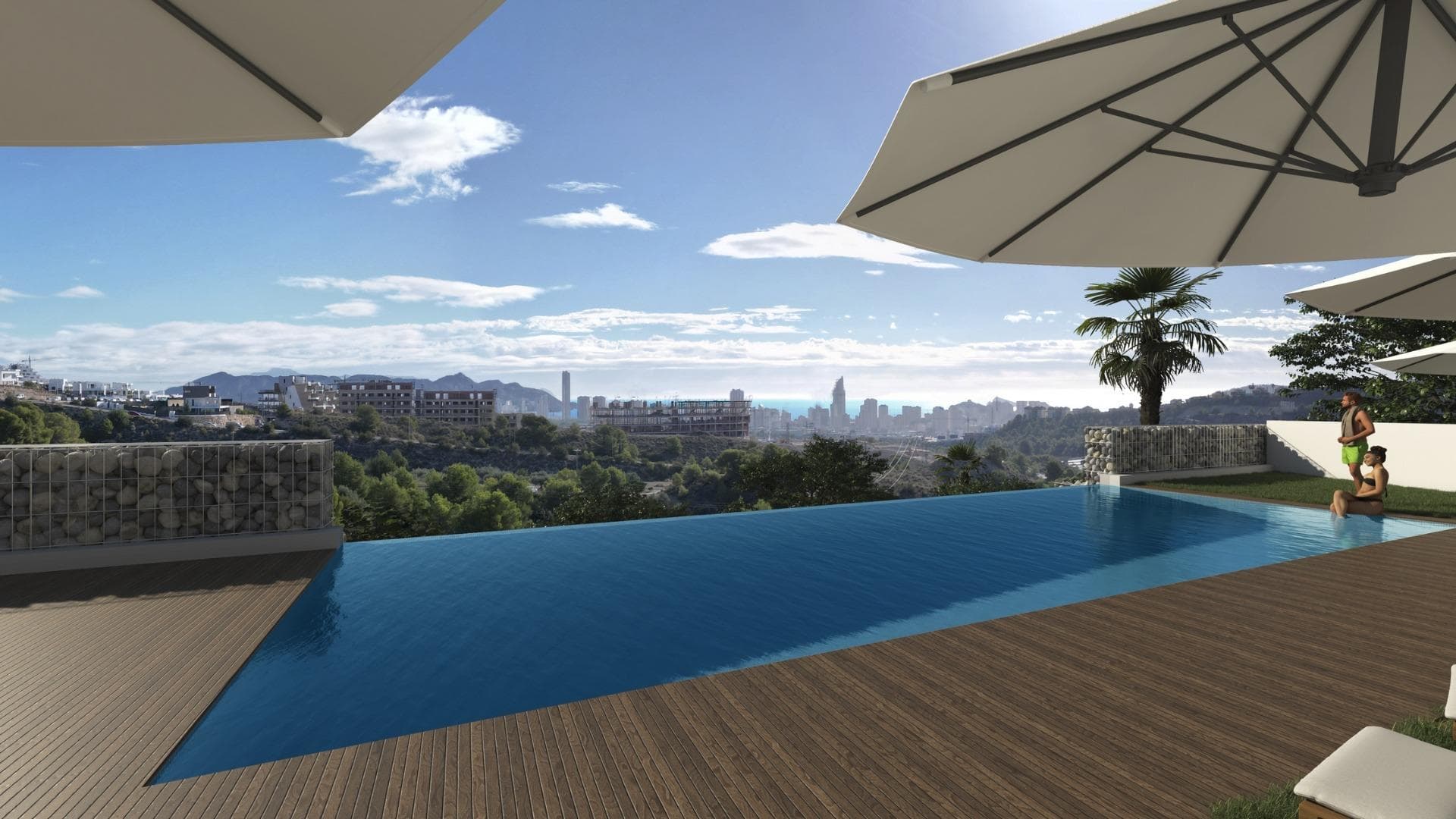 COMPLEJO RESIDENCIAL DE OBRA NUEVA EN FINESTRAT

Complejo residencial único y exclusivo de nueva construcción en Balcón de Finestrat.

Este complejo de modernos apartamentos y áticos todos con 2 dormitorios, 2 baños, cocina americana con la sala de estar y comedor y terrazas.
Áticos con solarium privado. 

Cada propiedad tiene plaza de aparcamiento subterráneo y trastero.

Complejo residencial cerrado con piscina comunitaria para disfrutar de una de las mejores ubicaciones de la Costa Blanca. Es una gran oportunidad y privilegio poder vivir con este entorno de golf y playa, cerca de todas las comodidades de todos los servicios considerado uno de los mejores lugares para invertir.

Finestrat situado en la comarca de la Marina Baixa de la Costa Blanca.
Benidorm está a sólo cinco minutos en coche de las propiedades y ofrece todos los servicios que pueda necesitar, incluyendo tiendas, bares, restaurantes, supermercados, bancos, farmacias y varias escuelas privadas internacionales.

Cerca de las playas de Levante, Poniente y Cala de Finestrat, con más de 6km de longitud que se encuentran entre las mejores de Europa galardonadas por la Unión Europea con Banderas Azules.

Todos los servicios de ocio como los parques temáticos de Aqua Natura, Terra Mítica, Terra Natura, Aqualandia y Mundomar, los campos de Golf Sierra Cortina y Villaitana, senderismo y escalada en el Puig Campana un marco natural incomparable o disfrutar de los deportes náuticos.

Distancia al mar 4 km, al aeropuerto 26 km y al golf 1km.

Complejo situado a 40 minutos del aeropuerto de Alicante.