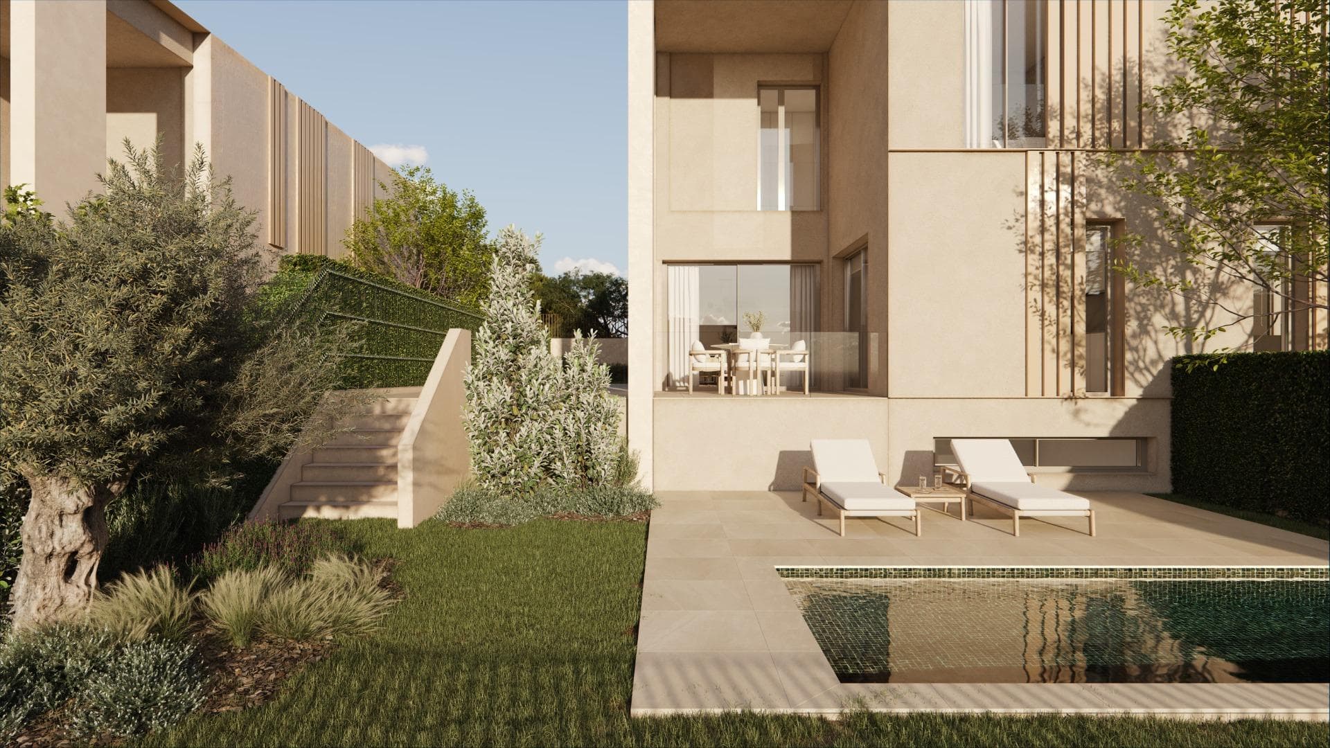 NEW BUILD SEMI-DETACHED VILLAS IN GODELLA, VALENCIA

New Build residential of 36 semi-detached villas with 4 and 5 bedrooms, with large private gardens, basement with cellar, storage room and 2 parking spaces.
An options for a private pool at an extra cost. 

 The sector where the developments are located is perfectly communicated, close to roads that connect your new home to Valencia in a few minutes, with quick access to the A-7 motorway and very close to the metro/tram station and city buses.

Only 8 km from the centre of Valencia and the airport, with tram and bus stops, nearby shopping centres, several international schools and the Burjassot university campus within walking distance, and at the same time, away from the hustle and bustle of the city centre, make this enclave an ideal place to establish your residence close to the city of Valencia.