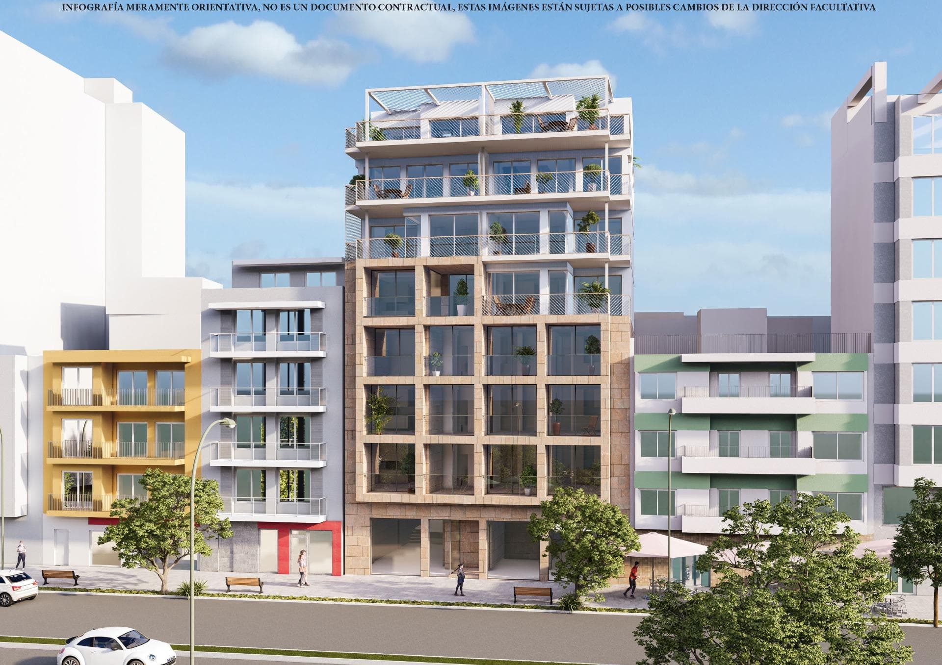 APARTAMENTOS DE OBRA NUEVA EN EL CENTRO DE VILLAJOYOSA

Promoción de apartamentos de obra nueva en pleno centro de Villajoyosa cerca de todos los servicios.

Apartamentos modernos de 1, 2 y 3 dormitorios, cocina americana con salón, armarios empotrados, terrazas, sistema de domótica, aire acondicionado, todos con trastero incluido, ascensor, club social, solarium comunitario con gimnasio. 
Algunas viviendas tienen vistas al mar y con parking incluido.

Moderno apartamento para disfrutar de la comodidad de estar en el centro de todo.

Vilajoyosa, calles llenas de vida y color, con aroma a chocolate y sabor mediterráneo.
Sumérjase en la historia de esta pintoresca villa marinera recorriendo su encantador casco antiguo, donde las calles empedradas y las coloridas casas de pescadores le transportarán en el tiempo.

Además de su rico patrimonio cultural, Villajoyosa ofrece una exquisita experiencia gastronómica. Déjese seducir por el aroma del chocolate y los sabores mediterráneos que llenan sus calles y restaurantes.
Villajoyosa también es conocida por su deliciosa fábrica museo de chocolate Valor.

Villajoyosa se encuentra a 10 minutos en coche de Benidorm y a 30 minutos del aeropuerto de Alicante.