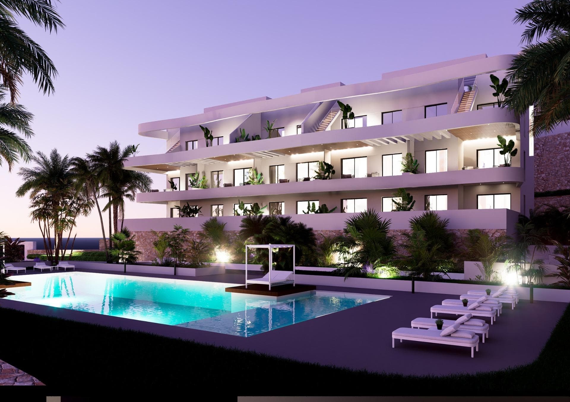 COMPLEJO RESIDENCIAL DE OBRA NUEVA EN FINESTRAT

Complejo residencial de obra nueva en Balcon de Finestrat.

Este complejo de apartamentos modernos con 2 dormitorios, 2 baños, cocina americana con la sala de estar. Algunos de los apartamentos tienen vistas al mar.

Apartamento de planta baja con un jardín, apartamentos de planta media con las terrazas y apartamentos de planta alta tiene una terraza y solarium privado.

Cada propiedad tiene plaza de aparcamiento subterráneo privado.

Las viviendas tienen acceso a la zona comunitaria con 3 piscinas, parking, paddle, parque infantil, calistenia. 
Es una gran oportunidad y privilegio poder vivir con este entorno de golf y playa, cerca de todas las comodidades de todos los servicios considerado uno de los mejores lugares para invertir.

Finestrat situado en la comarca de la Marina Baixa de la Costa Blanca.
Benidorm está a sólo cinco minutos en coche de las propiedades y ofrece todos los servicios que pueda necesitar, incluyendo tiendas, bares, restaurantes, supermercados, bancos, farmacias y varias escuelas privadas internacionales.

Cerca de las playas de Levante, Poniente y Cala de Finestrat, con más de 6km de longitud que se encuentran entre las mejores de Europa galardonadas por la Unión Europea con Banderas Azules.

Todos los servicios de ocio como los parques temáticos de Aqua Natura, Terra Mítica, Terra Natura, Aqualandia y Mundomar, los campos de Golf Sierra Cortina y Villaitana, senderismo y escalada en el Puig Campana un marco natural incomparable o disfrutar de los deportes náuticos.

Distancia al mar 4 km, al aeropuerto 26 km y al golf 1km.