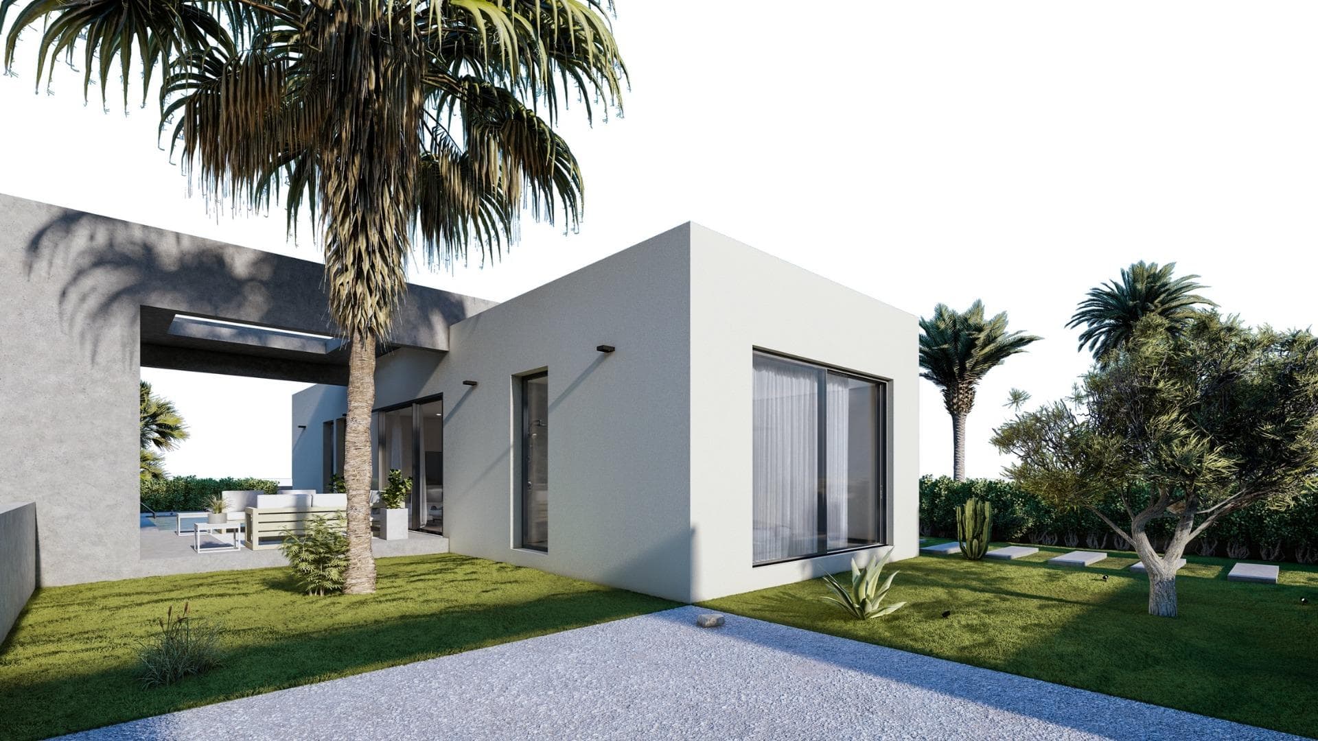 VILLAS ADOSADAS DE OBRA NUEVA EN ALTAONA GOLF RESORT, MURCIA

Nueva construcción de una extraordinaria promoción de villas adosadas enclavadas en el hermoso Altaona Resort en Murcia. Este exclusivo enclave proporciona un entorno ideal para experimentar la fusión perfecta de la vida de lujo y el tranquilo estilo de vida mediterráneo.
Sienta cómo el paisaje entra en la casa a través de los grandes ventanales. El jardín adquiere una gran presencia y forma parte de la esencia misma de la villa. En su interior son amplias y luminosas, diseñadas para que la luz mediterránea inunde sus estancias.

Pareados de obra nueva con cocina americana, 3 dormitorios, 3 baños, terraza, jardín privado con piscina y plaza de aparcamiento.

Características:
- Las viviendas tienen Certificado Energético Calificación A.
- Instalación de aire acondicionado por conductos con bomba de calor. En toda la vivienda excepto baños.
- Suelo radiante eléctrico en salón y baños con termostato individual por zona.
- Sistema de renovación de aire en cocina, baños, lavadero y aseo de invitados.
- Cocina Incluye campana extractora y placa de inducción eléctrica con 3 puntos de cocción.
- Incluye iluminación LED en salón, pasillo y exterior. El resto de estancias están preparadas para que el futuro propietario instale su iluminación.
- Tomas USB en todos los dormitorios.
- Portero electrónico para acceso desde el exterior al camino interior. Timbre en la entrada de la vivienda.
- Sistema domótico con dos interruptores inteligentes.
- Jardín privado ajardinado con sistema de riego por goteo y la piscina.
- Vallado exterior de la urbanización.
- Puertas de acceso de vehículos a la urbanización: Puerta corredera metálica con sistema de apertura a distancia.

Residencial situado en Altaona Golf a tan solo 15 minutos en coche del centro de Murcia capital y a 20 minutos de las playas podrá disfrutar de la tranquilidad y seguridad que ofrece el Campo de Golf que cuenta con 18 hoyos y la comodidad de vivir cerca de todos los servicios.
El aeropuerto de Murcias Corvera a tan solo 15 minutos en coche.