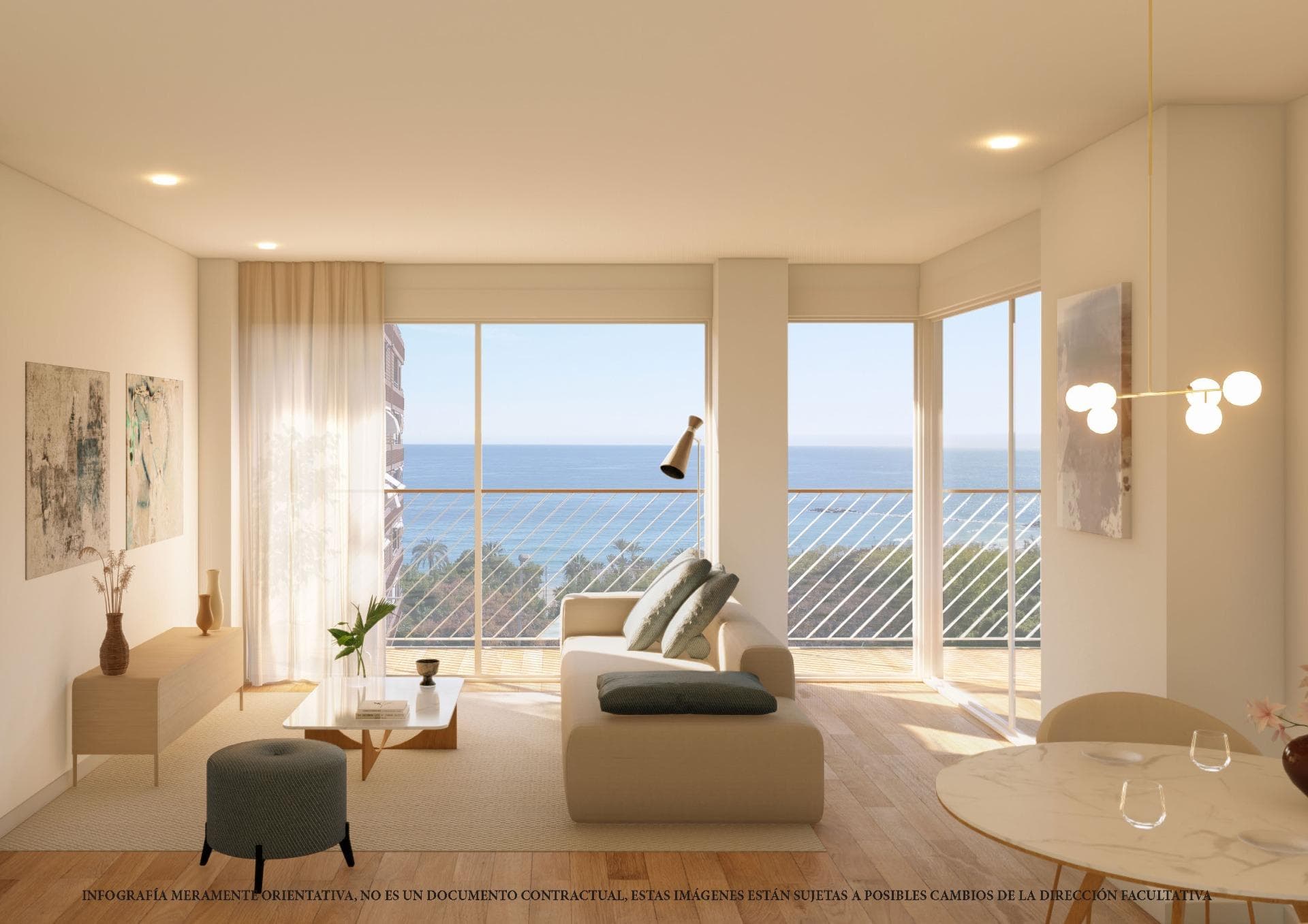 APARTAMENTOS DE OBRA NUEVA EN EL CENTRO DE VILLAJOYOSA

Promoción de apartamentos de obra nueva en pleno centro de Villajoyosa cerca de todos los servicios.

Apartamentos modernos de 1, 2 y 3 dormitorios, cocina americana con salón, armarios empotrados, terrazas, sistema de domótica, aire acondicionado, todos con trastero incluido, ascensor, club social, solarium comunitario con gimnasio. 
Algunas viviendas tienen vistas al mar y con parking incluido.

Moderno apartamento para disfrutar de la comodidad de estar en el centro de todo.

Vilajoyosa, calles llenas de vida y color, con aroma a chocolate y sabor mediterráneo.
Sumérjase en la historia de esta pintoresca villa marinera recorriendo su encantador casco antiguo, donde las calles empedradas y las coloridas casas de pescadores le transportarán en el tiempo.

Además de su rico patrimonio cultural, Villajoyosa ofrece una exquisita experiencia gastronómica. Déjese seducir por el aroma del chocolate y los sabores mediterráneos que llenan sus calles y restaurantes.
Villajoyosa también es conocida por su deliciosa fábrica museo de chocolate Valor.

Villajoyosa se encuentra a 10 minutos en coche de Benidorm y a 30 minutos del aeropuerto de Alicante.