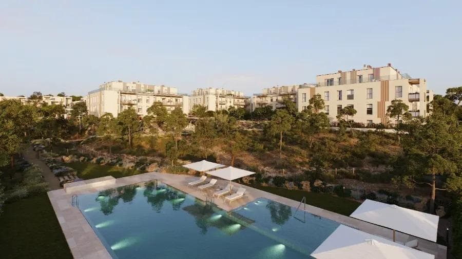 NEW BUILD RESIDENTIAL COMPLEX IN GODELLA, VALENCIA

New Build development with high quality is a constant and an ever-present objective, which is why we have thought of all the details of your new home. 
Interior development of this complex the communal areas will be cared for to the maximum. The floors of the exterior communal areas will be finished with paving according to the characteristics of the project and the enclosures of the private plots will have a design totally integrated with the aesthetics of their façades. 

Technology will also be present in the form of LED lighting, which at the end of the month will result in significant energy savings that will optimise the use of resources and consumption. To share unique moments with the ones you love the most, the development will have an adult swimming pool and splash pool area, solarium next to the pool, garden areas, children's play area, outdoor gym area, fully equipped social clubhouse so you can enjoy it to the fullest. In addition, your development will be equipped with communal parking and storage rooms.

A place with history Your new development is home to the buried archaeological remains of a Roman aqueduct found on the plot. 

Your home Entrance hall, living room, corridor and bedrooms The flooring of your new home will allow you to enjoy it to the full. Here you will have laminate flooring imitating wood, providing great interior quality to your home. Even integrating this flooring in the kitchen area, achieving maximum comfort and continuity of spaces. The walls will be finished with ecological smooth plastic paint. A continuous false ceiling will be installed in the house, finished in plastic paint.

A large kitchen will be delivered furnished with a modern design of high and low furniture of great capacity. In addition, it will include the following equipment: ' Induction hob. Extractor hood. Electric oven and microwave integrated in column, provided that the kitchen configuration allows it. Ceramic worktop or similar. Ceramic or similar worktop front. Sink with mixer taps, 2 integrated recycling bins.

You can personalise various aspects of your new home: ' Choose between different types of ambience according to your tastes. 

The walls of the bathrooms will be tiled with ceramic stoneware. The floor will be made of rectified porcelain stoneware. A matching mirror will be fitted for complete harmony. Shower tray with thermostatic taps and shower screen. All bathrooms will be fitted with LED ceiling lights.

The access door to the home will be armoured, equipped with an optical peephole. Built-in wardrobes with doors finished to match the rest of the carpentry. The interior will be supplied lined with a hanging rail and storage shelf. Depending on the type of home, your new house will also have a wardrobe in the hallway for greater convenience.

The porch leading to the garden will have a water connection and a water drainage system. It will also include lighting and a power socket. The terraces of the penthouses will be equipped with a water connection and water drainage system. They shall also be fitted with lighting and a power socket. The terraces of the intermediate floors will have lighting. For maximum safety, these open-air spaces will be paved with top quality non-slip stoneware and will have a skirting board of the same material in the required areas. The ground floor gardens will be delivered with topsoil.

In order for you to enjoy maximum comfort in your new home, the property will be equipped with a complete installation of hot and cold air conditioning through ducts with impulsion grilles in the living room and bedrooms. 

In this complex you will have a communal garage with automatic entrance and exit doors, anti-crushing security device and remote control. If you have an electric car, you will not have to do any uncomfortable works in your garage after handing over the keys, as it will have the necessary infrastructure to install the optional recharging system for this type of vehicle. The storage rooms will have a metal door, in compliance with the regulations required for their location.

The sector where the developments are located is perfectly communicated, close to roads that connect your new home with Valencia in just a few minutes, with quick access to the A-7 motorway and very close to the metro/tram station and city buses.

Just 8 km from the centre of Valencia and the airport, with tram and bus stops, nearby shopping centres, several international schools and the Burjassot university campus just a stone's throw away, and at the same time, far from the hustle and bustle of the city centre, make this enclave an ideal place to establish your residence near the city of Valencia.