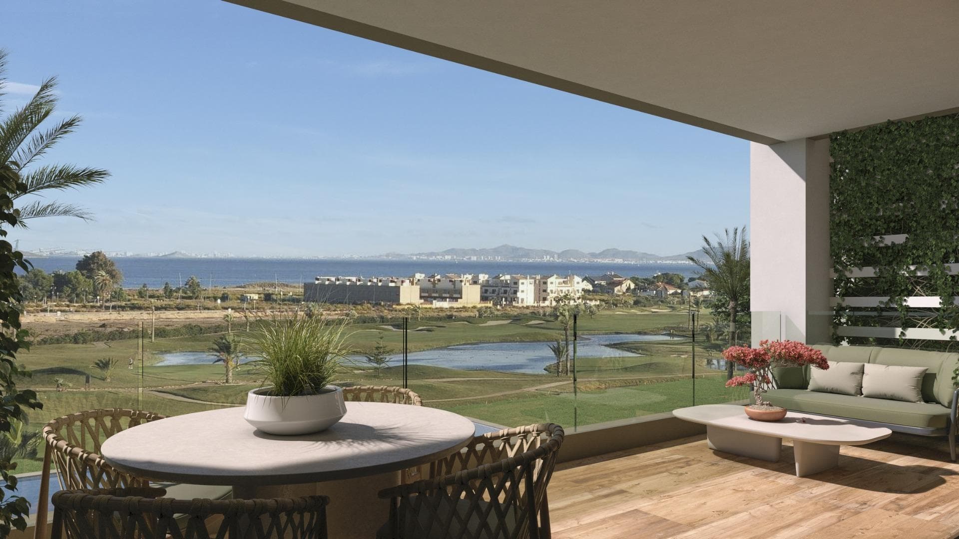 NEW BUILD RESIDENTIAL COMPLEX NEAR LA SERENA GOLF, LOS ALCAZARES

This amazing complex will be formed by 244 apartments with 2 and 3 bedrooms, divided in 8 blocks and 20 private Villas.

Modern apartments in 3 floors (ground floor plus 2), ground floor with nice gardens, and some of them with private swimming pool and second floor with nice terraces and private solariums.

Corner apartments (4 per floor) and top floor apartments has 3 bedrooms and the rest 2 bedrooms.
 
East facing properties looking to the communal areas and West facing with wonderfull golf course views.

Complex with the communal pool and the communal areas.

Every apartment have their own parking space and private storage on the basement, included on the price.

Residential located in a frontline of the prestigious golf course “La Serena Golf”. This golf course is well renowned for its lakes and vegetation that interweave with the golf course. The water and lakes are present in 16 of the 18 holes, but all the course is designed to offer the golfer different strategies in each hole. Another aspect that makes this golf course unique is that it’s connected by walking to the city centre, something impossible to find in other golf locations that allow us to enjoy the calm and the beauty of the area without refusing the access to the services that Los Alcázares offers.

Los Alcázares an exceptional area on the Costa Cálida at only 25 minutes from Murcia airport and 55 min from Alicante airport. The area is connected through highway with the cities of Cartagena, Murcia and Alicante and the rest of the beaches of the Costa Cálida and the Costa Blanca.