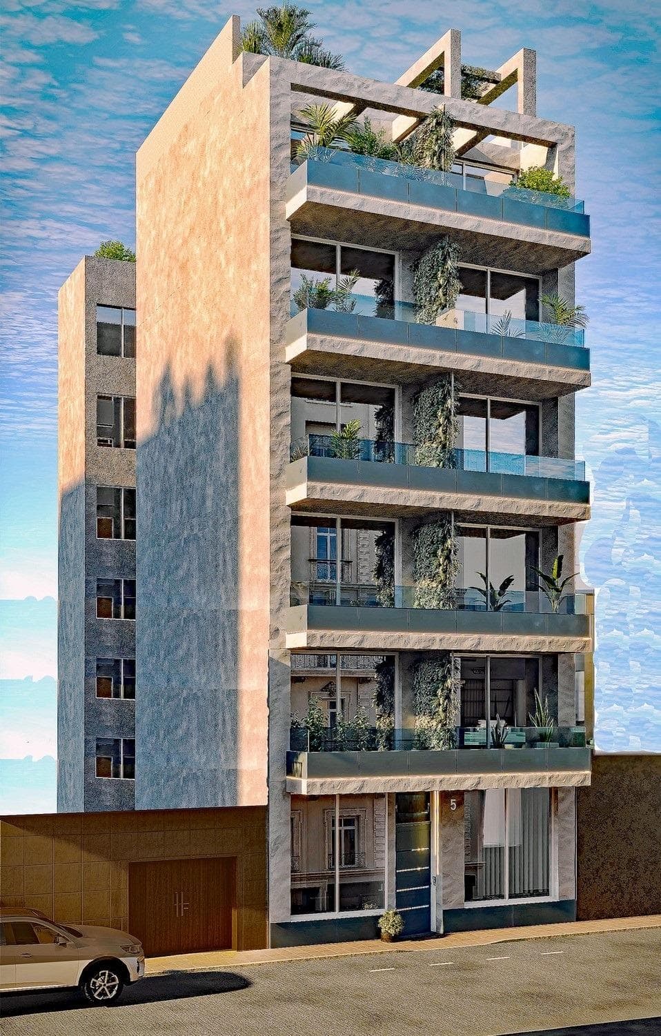 Nybygg i hjertet av Torrevieja

Dette nybygde prosjektet ligger i det pulserende sentrum av Torrevieja, og tilbyr den perfekte kombinasjonen av moderne livsstil og tilgjengelighet. Med en beliggenhet bare 300 meter fra et bredt utvalg av tjenester, inkludert restauranter, barer, supermarkeder, drosjer, bussholdeplasser, apotek og banker, gir denne eiendommen uovertruffen bekvemmelighet i et av de mest ettertraktede områdene i byen.

Nærhet til strender og underholdning

En av de fremtredende egenskapene ved denne eiendommen er nærheten til de fantastiske strendene i Torrevieja, som ligger bare 600 meter unna. Enten du ønsker å slappe av ved sjøen eller utforske lokalområdet, vil du befinne deg i nærheten av noen av de beste stedene langs kysten. I tillegg ligger det anerkjente kjøpesenteret «Las Habaneras» bare 1 km unna, med en rekke butikker, underholdning og spisesteder. For friluftsentusiaster ligger også den vakre «Parque Europa» i nærheten, perfekt for rolige spaserturer og familieutflukter.

Moderne design og fasiliteter

Denne boligbygningen består av 17 enheter, med ettromsleiligheter samt leiligheter med 1, 2 og 3 soverom. Alle leilighetene er designet med tanke på en moderne livsstil, og har et romslig interiør og høy kvalitet. Beboerne kan nyte et felles takområde med et oppvarmet svømmebasseng i glass, perfekt for avslapning året rundt.

Ekstra oppbevarings- og beliggenhetsfordeler

Bygningen tilbyr også store lagerrom i kjelleren, noe som gir ekstra plass til eiendelene dine. Torreviejas viktigste severdigheter, som Alicante lufthavn (45 km unna) og nærliggende golfbaner som Villamartín (10 km), gjør dette til et ideelt sted for deg som ønsker et levende bomiljø med gode forbindelser.

Denne eiendommen i hjertet av Torrevieja tilbyr alt du trenger for et moderne liv ved kysten.