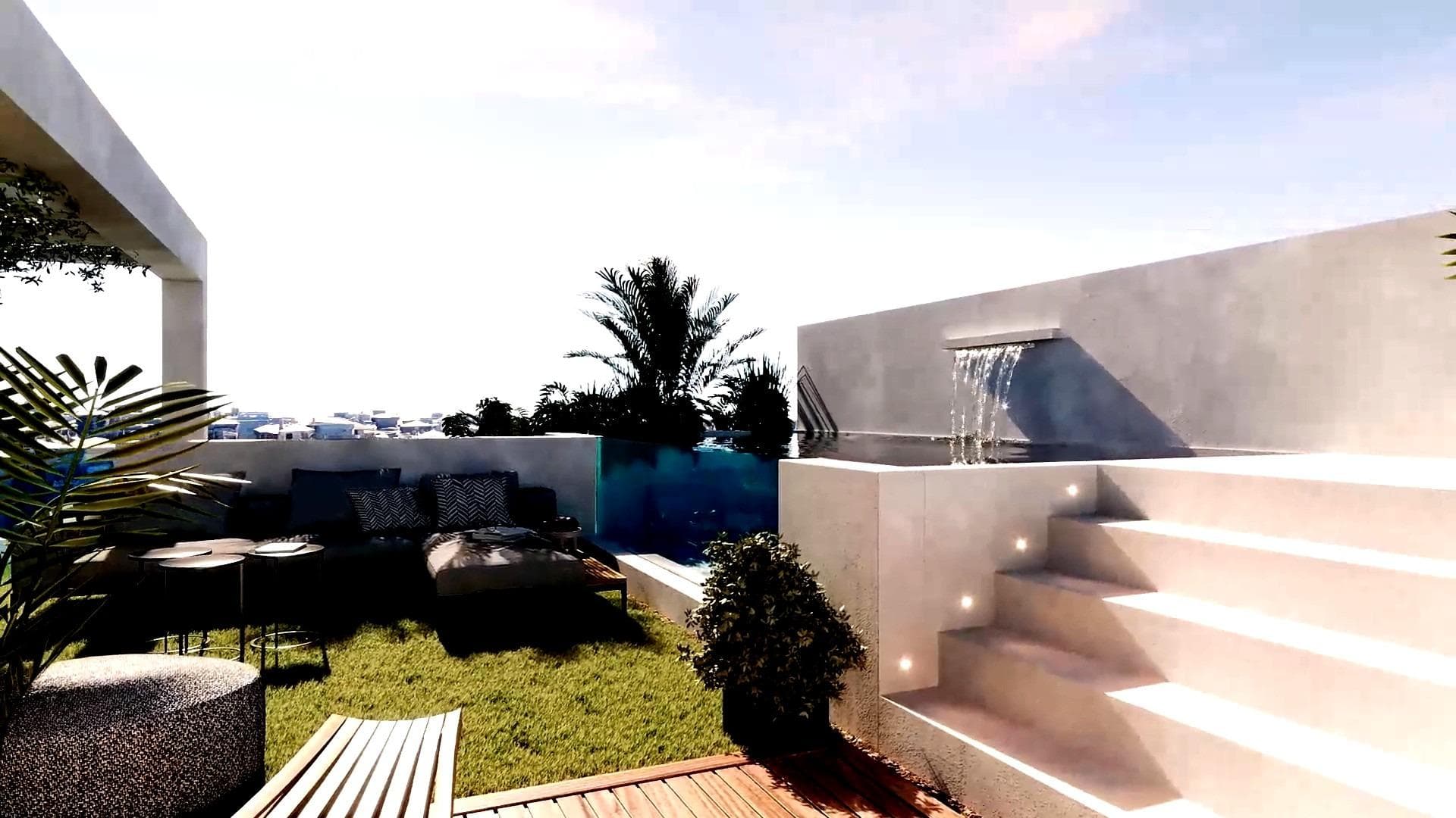 Nybygg i hjertet av Torrevieja

Dette nybygde prosjektet ligger i det pulserende sentrum av Torrevieja, og tilbyr den perfekte kombinasjonen av moderne livsstil og tilgjengelighet. Med en beliggenhet bare 300 meter fra et bredt utvalg av tjenester, inkludert restauranter, barer, supermarkeder, drosjer, bussholdeplasser, apotek og banker, gir denne eiendommen uovertruffen bekvemmelighet i et av de mest ettertraktede områdene i byen.

Nærhet til strender og underholdning

En av de fremtredende egenskapene ved denne eiendommen er nærheten til de fantastiske strendene i Torrevieja, som ligger bare 600 meter unna. Enten du ønsker å slappe av ved sjøen eller utforske lokalområdet, vil du befinne deg i nærheten av noen av de beste stedene langs kysten. I tillegg ligger det anerkjente kjøpesenteret «Las Habaneras» bare 1 km unna, med en rekke butikker, underholdning og spisesteder. For friluftsentusiaster ligger også den vakre «Parque Europa» i nærheten, perfekt for rolige spaserturer og familieutflukter.

Moderne design og fasiliteter

Denne boligbygningen består av 17 enheter, med ettromsleiligheter samt leiligheter med 1, 2 og 3 soverom. Alle leilighetene er designet med tanke på en moderne livsstil, og har et romslig interiør og høy kvalitet. Beboerne kan nyte et felles takområde med et oppvarmet svømmebasseng i glass, perfekt for avslapning året rundt.

Ekstra oppbevarings- og beliggenhetsfordeler

Bygningen tilbyr også store lagerrom i kjelleren, noe som gir ekstra plass til eiendelene dine. Torreviejas viktigste severdigheter, som Alicante lufthavn (45 km unna) og nærliggende golfbaner som Villamartín (10 km), gjør dette til et ideelt sted for deg som ønsker et levende bomiljø med gode forbindelser.

Denne eiendommen i hjertet av Torrevieja tilbyr alt du trenger for et moderne liv ved kysten.