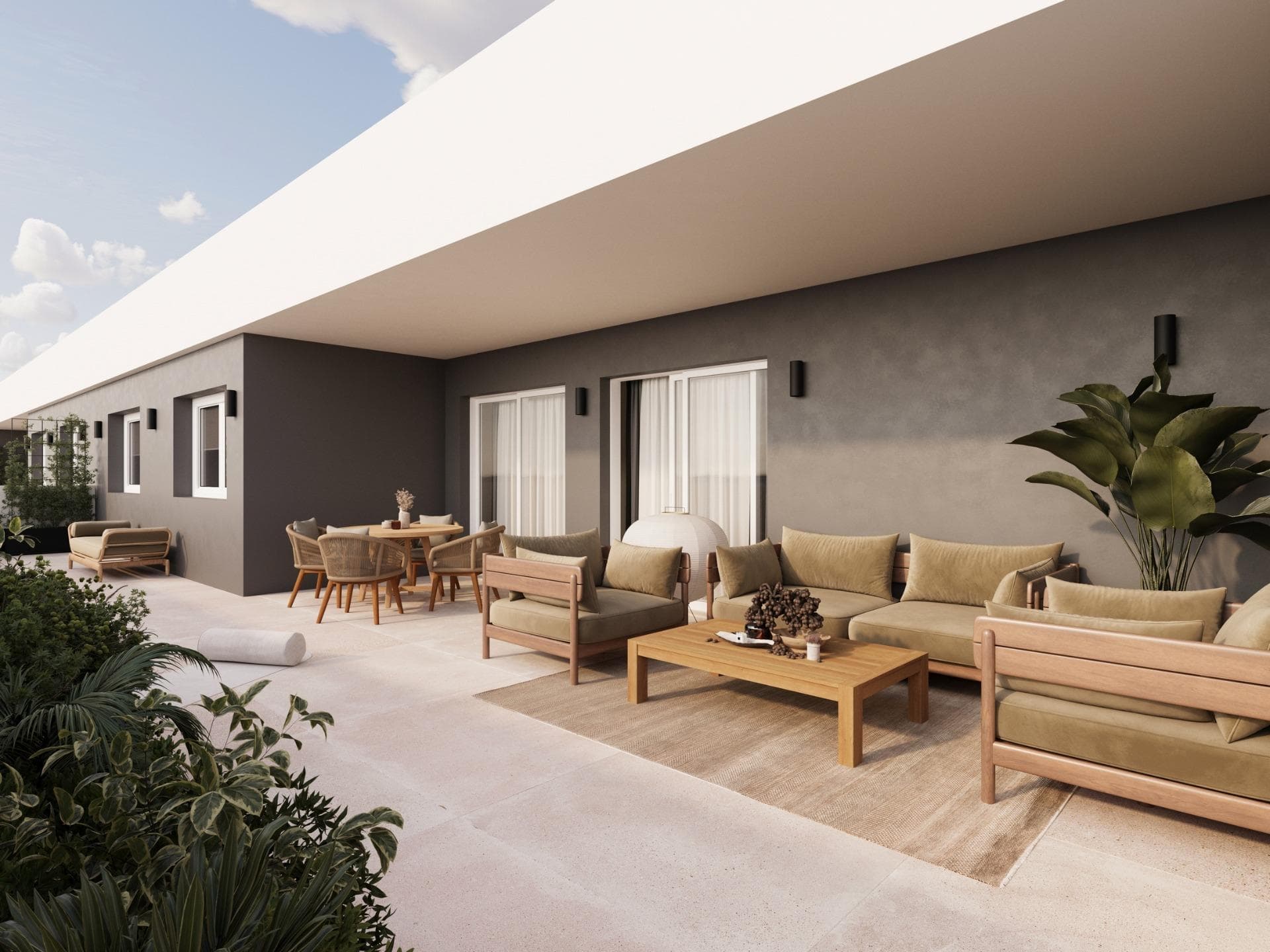 New Build Development in Águilas (Murcia), Just 300 Meters from the Beach

A Modern Residential Complex Tailored to Your Needs
This exclusive new development in Águilas, Murcia, offers 105 thoughtfully designed homes with large terraces and versatile layouts, featuring 2- and 3-bedroom options to suit different lifestyles. Each property comes with a garage and storage room included in the price, providing convenience and added value.

Spacious and Bright Interiors
The homes boast functional spaces with well-planned interiors, ensuring bright and comfortable living areas. High-quality materials, such as aluminum or PVC carpentry with thermal break and double glazing, guarantee excellent insulation and energy efficiency. Entry doors feature enhanced security with reinforced hinges and locks.

Luxurious Common Areas
The development includes exceptional communal facilities, such as a large swimming pool, a fully equipped gym, and a social lounge for residents to unwind and connect. These amenities create an ideal environment for relaxation and community living.

Eco-Friendly and Energy-Efficient Design
This project is designed with sustainability in mind, incorporating bioclimatic architecture to promote energy efficiency and environmental preservation. Features such as aerothermal systems for heating, cooling, and hot water production ensure reduced energy consumption and lower utility costs. The building’s design maximizes natural light and ventilation through optimal window orientation and interior layout.

Prime Location in Águilas
Located just 300 meters from the beach, this development is perfect for those who want to enjoy the Mediterranean lifestyle. Águilas is a charming coastal town known for its crystal-clear waters, rich cultural heritage, and vibrant atmosphere. The property is conveniently close to local amenities, including shops, bars, and restaurants, ensuring you have everything you need within walking distance.

Key Distances to Points of Interest
Murcia International Airport: 75 km
Golf Courses: 15 km
Águilas Plaza Shopping Center: 5 km
Águilas Marina: 3 km
Nearby Beaches: 300 m

Make Águilas Your New Home
This exceptional development combines modern design, sustainability, and an unbeatable location. Whether you’re looking for a permanent residence, a holiday home, or an investment opportunity, this is your chance to secure a property in one of Murcia’s most desirable coastal towns.

Don’t miss out—contact us today to learn more and schedule a visit!