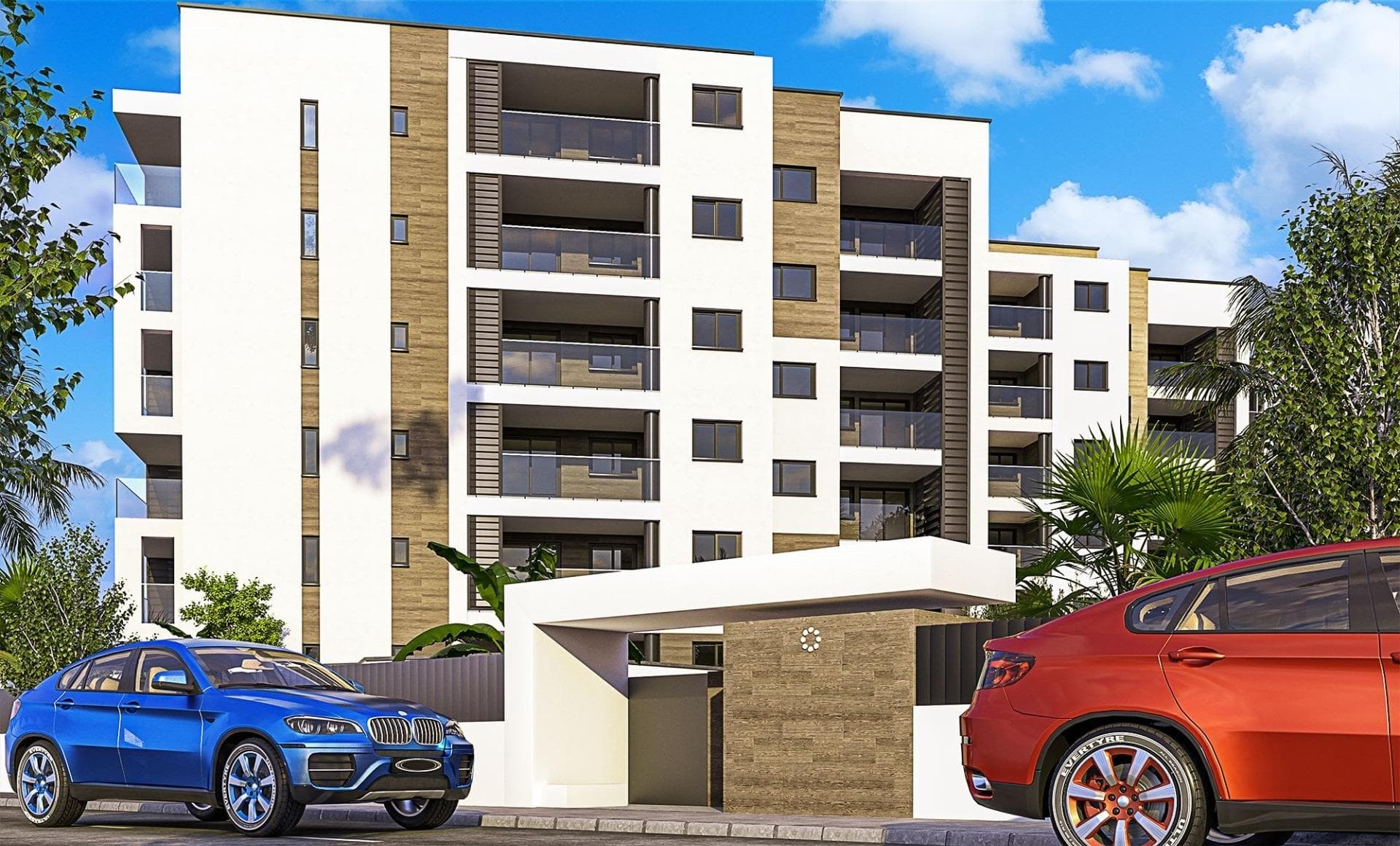 Apartamentos y Bungalows de Obra Nueva en Mil Palmeras

Moderno complejo residencial en una ubicación privilegiada
Descubra un nuevo e impresionante complejo residencial en la encantadora zona costera de Mil Palmeras, que ofrece una selección de apartamentos y bungalows de alta calidad diseñados para satisfacer los estándares de vida modernos. Situado a sólo 600 metros de las playas de Mil Palmeras, este complejo combina confort, estilo y comodidad.

Amplios y elegantes apartamentos y bungalows
Elija entre apartamentos de 2 o 3 dormitorios, cada uno con 2 cuartos de baño y amplias terrazas. También puede optar por bungalows de 2 dormitorios y 2 baños, disponibles en planta baja con jardín privado o en planta alta con solárium exclusivo.

Acabados de alta calidad para una vida moderna
Esta promoción ofrece características y acabados excepcionales:
Carpintería exterior de PVC con rotura de puente térmico y doble acristalamiento «Climalit» de baja emisividad.
Puertas de entrada blindadas para mayor seguridad.
Baños equipados con lavabos, espejos y grifería moderna.
Armarios empotrados con iluminación interior LED, cajones y barras de colgar.
Suministro de agua caliente mediante aerotermia para una mayor eficiencia energética.
Preinstalación de aire acondicionado y calefacción por conductos en salones y dormitorios.
Servicios comunitarios exclusivos

El complejo está totalmente cerrado y cuenta con:
Preciosos jardines comunitarios.
Piscinas de agua cristalina para los residentes.
Plazas de aparcamiento subterráneo opcionales y trasteros para mayor comodidad.

Ubicación privilegiada en Mil Palmeras
Situada entre Campoamor y Torre de la Horadada, esta urbanización ofrece fácil acceso a los servicios locales, colegios, restaurantes e instalaciones deportivas abiertas todo el año. Mil Palmeras es conocida por su encantadora plaza del pueblo y su vibrante «callejón de los restaurantes», que ofrece diversas cocinas internacionales.

Para los entusiastas de la naturaleza, el Parque Natural de Lo Monte, una reserva de aves protegida, y el Parque Natural de Río Seco ofrecen lugares perfectos para practicar senderismo y relajarse.

Proximidad a los principales puntos de interés
Aeropuerto Internacional de Murcia: 40 km (aprox. 45 minutos).
Aeropuerto de Alicante: 75 km (aprox. 45 minutos).
Campos de golf más cercanos: A menos de 10 km.
Centros comerciales: A 8 km de Zenia Boulevard.
Puertos deportivos: A 5 km de Torre de la Horadada.

La casa de sus sueños le espera
No pierda la oportunidad de tener una propiedad en este excepcional complejo residencial. Tanto si busca una casa de vacaciones como una residencia permanente, esta urbanización en Mil Palmeras lo tiene todo. Póngase en contacto con nosotros hoy mismo para obtener más información o para concertar una visita.