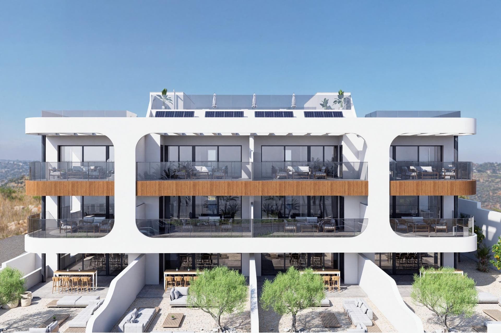 Apartamentos de Obra Nueva en Benijófar – Diseño, Confort y Ubicación Privilegiada

Viviendas Exclusivas en una Zona de Gran Crecimiento
Ubicados a la entrada de Benijófar, en una de las áreas con mayor desarrollo de la Costa Blanca Sur, estos apartamentos combinan arquitectura contemporánea, materiales de alta calidad y una ubicación estratégica.

Esta promoción es perfecta tanto para quienes buscan una vivienda moderna y funcional como para aquellos que desean realizar una inversión segura en una zona con gran proyección.

Diseño Moderno y Máximo Confort
Cada apartamento ha sido diseñado para ofrecer un ambiente espacioso y luminoso, con acabados de primer nivel y un estilo vanguardista. Las viviendas cuentan con:

3 dormitorios y 2 baños con materiales de alta calidad.
Salón-comedor amplio con una innovadora distribución.
Cocina de concepto abierto, totalmente equipada con muebles altos y bajos.
Mueble giratorio para TV y seating window, un espacio exclusivo para disfrutar de las vistas.
Acceso a la espectacular zona común en la azotea, con piscina y solárium, ideal para relajarse.
Además, cada vivienda incluye:

Preinstalación de climatización y calefacción por conductos.
Carpintería exterior con rotura de puente térmico y cristales dobles.
Producción de agua caliente sanitaria mediante aerotermia.
Puerta de entrada de seguridad para mayor tranquilidad.
Plaza de aparcamiento y trastero en sótano, con acceso por ascensor hasta la azotea.

Benijófar: Un Pueblo con Encanto y Todas las Comodidades
Benijófar es una localidad con una perfecta combinación de tradición y modernidad. Su iglesia, tiendas locales, supermercados, farmacias y restaurantes crean un ambiente acogedor durante todo el año. Además, los amantes de la naturaleza pueden disfrutar de su parque natural, perfecto para pasear y explorar.

Su ubicación estratégica permite un fácil acceso a:

Playas de Guardamar del Segura – 8 km.
Campos de Golf La Finca y La Marquesa – 6 km.
Parques acuáticos de Rojales y Torrevieja – 4 km y 12 km.
Centro Comercial Zenia Boulevard – 17 km.
Aeropuerto de Alicante – 35 km.

Su Nuevo Hogar en la Costa Blanca le Espera
Disfrute del lujo, la comodidad y la excelente ubicación de estos modernos apartamentos en Benijófar. No pierda esta oportunidad y contáctenos hoy mismo para concertar una visita y descubrir su futuro hogar en la Costa Blanca.