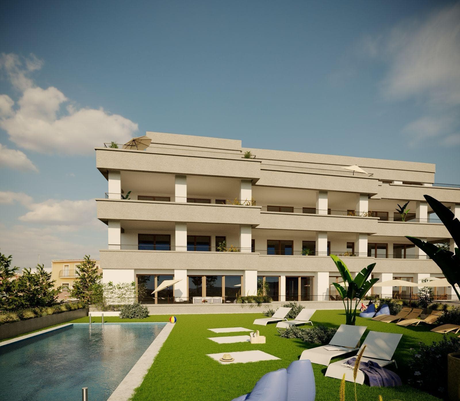 Exclusivos Apartamentos de Obra Nueva con Vistas a los Viñedos en Hondón de las Nieves

Viviendas Modernas en un Entorno Natural Único
Descubra esta nueva promoción de apartamentos en Hondón de las Nieves, un encantador pueblo situado en un hermoso valle rodeado de olivares y almendros. Este residencial ofrece 15 exclusivas viviendas de 2 y 3 dormitorios, todas diseñadas para ofrecer el máximo confort, eficiencia energética y unas impresionantes vistas a los viñedos del Vinalopó.

Ubicado en el Vinalopó Medio, este tranquilo enclave es ideal para quienes buscan un estilo de vida mediterráneo relajado, con fácil acceso a la naturaleza y a todos los servicios esenciales.

Características de Alta Calidad y Diseño Moderno
Cada apartamento ha sido diseñado con materiales de primera calidad y una distribución funcional, ofreciendo:

Espacios amplios y diáfanos, ideales para la vida moderna.
Cocinas completamente amuebladas con encimeras de granito.
Baños de alta gama con cisternas empotradas y sanitarios de primera calidad.
Eficiencia energética con sistema de aerotermia para agua caliente.
Preinstalación de aire acondicionado por conductos, garantizando confort en todas las estaciones.
Ventanas de aluminio con doble acristalamiento, proporcionando aislamiento térmico y acústico.
Puerta de entrada de seguridad reforzada para mayor tranquilidad.
Plaza de aparcamiento y trastero en sótano, incluidos en el precio.
Ascensor en el edificio, asegurando accesibilidad y comodidad.
Placas solares en la azotea para mejorar la eficiencia energética y reducir costes de mantenimiento.
Además, el residencial cuenta con una piscina comunitaria, perfecta para disfrutar del clima mediterráneo.

Ubicación Privilegiada en Hondón de las Nieves
Hondón de las Nieves es una localidad con gran tradición vinícola, famosa por su uva de mesa con denominación de origen Vinalopó. Rodeado por la Sierra de Crevillente, el entorno ofrece numerosas rutas de senderismo, espacios naturales y una rica oferta cultural e histórica.

Desde su nueva vivienda, tendrá acceso rápido a los principales puntos de interés de la zona:

Aeropuerto de Alicante – 30 km (30 minutos en coche)
Playas de Alicante – 35 km (35 minutos en coche)
Elche – 20 km (20 minutos en coche)
Parque Natural de Crevillente – 10 km (15 minutos en coche)
Campos de golf – 25 km (30 minutos en coche)

Un Hogar Ideal en la Costa Blanca
Disfrute de la tranquilidad del Valle del Hondón, sin renunciar a la proximidad de Alicante y Elche. Ya sea como residencia habitual, casa de vacaciones o inversión inmobiliaria, estos modernos apartamentos son una opción inmejorable.

Contacte con nosotros hoy mismo para más información o para concertar una visita.