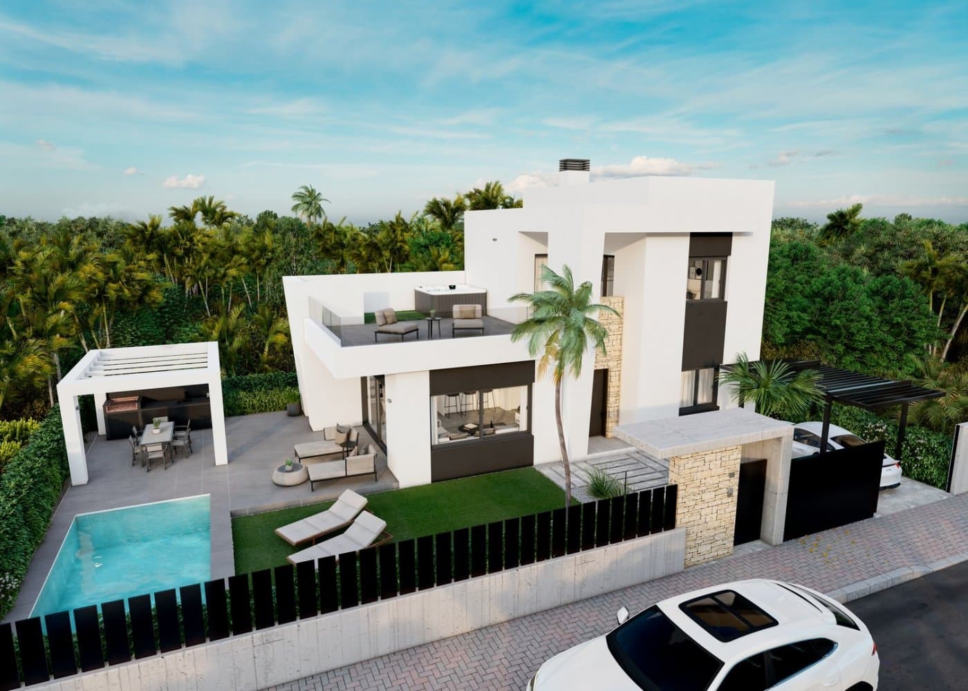 VILLA MEDITERRANEA CERCA DEL MAR

 Estupenda villa de diseño moderno situada en La Ciñuelica (Orihuela Costa), a tan solo 900 m del mar y con fácil acceso a todos los servicios andando (restaurantes, supermercados, parada de bus, farmacia).

 Con la ciudad de Torrevieja, el hospital de Torrevieja y el centro comercial Zenia Boulevard a tan solo 3 km de distancia, y con los campos de golf de Orihuela Costa a una corta distancia en coche, hacen de esta situación un lugar ideal para establecer el centro de tus vacaciones o para vivir todo el año.

 Disfruta de 300 días de sol al año con una temperatura media anual de 20ºC.