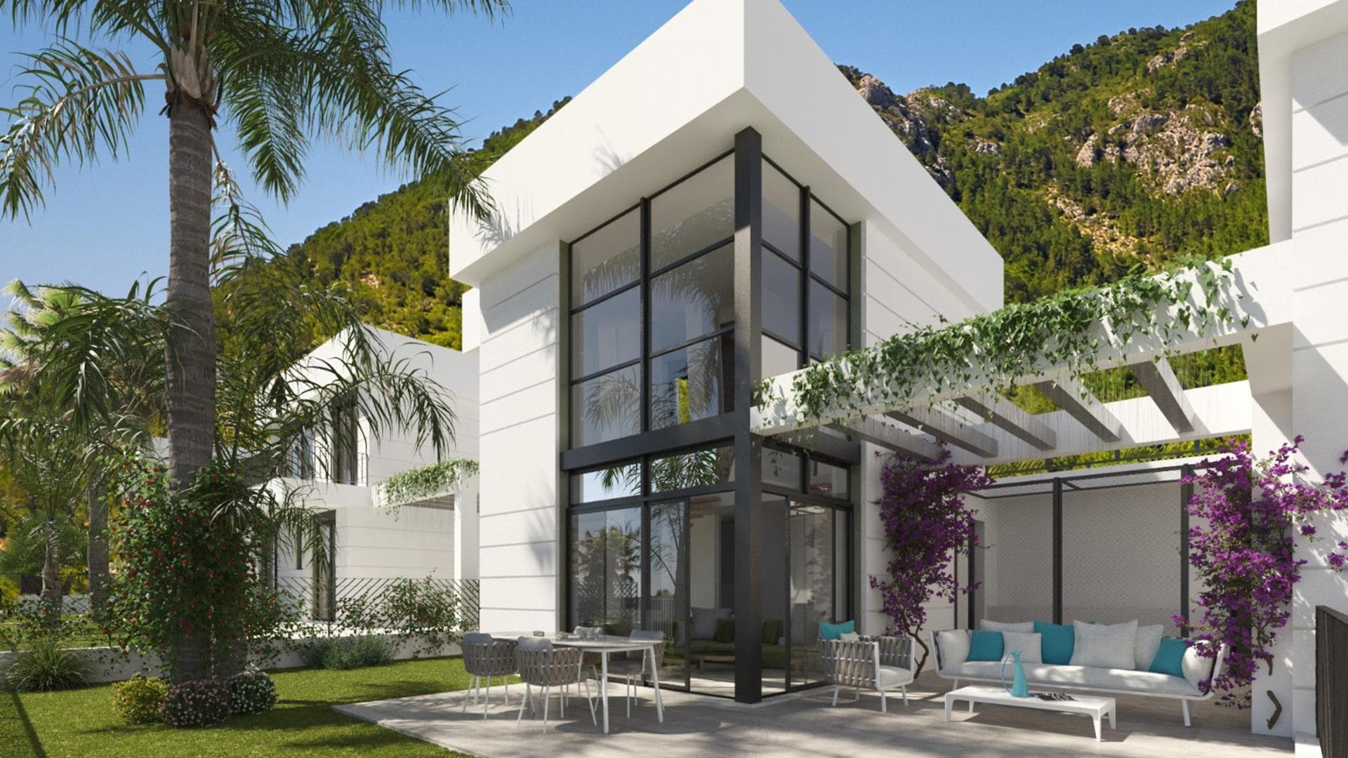 Chalets independientes a estrenar con vistas al mar en Polop (provincia de Alicante)

 Situado a 10km de las playas y la vida nocturna de Benidorm y del romántico pueblo de Altea.

 Este residencial se beneficia de maravillosas vistas al mar, piscina comunitaria y área social y las casas se pueden personalizar con algunos extras como piscina privada, solarium privado, garaje subterráneo, etc.

 Diferentes modelos para elegir en función de tus necesidades y presupuesto, con 2 o 3 dormitorios.

 Residencial se ha diseñado con la mayoría de las casas en un solo nivel para evitar escaleras dentro de las casas y hacerlas más cómodas para vivir.