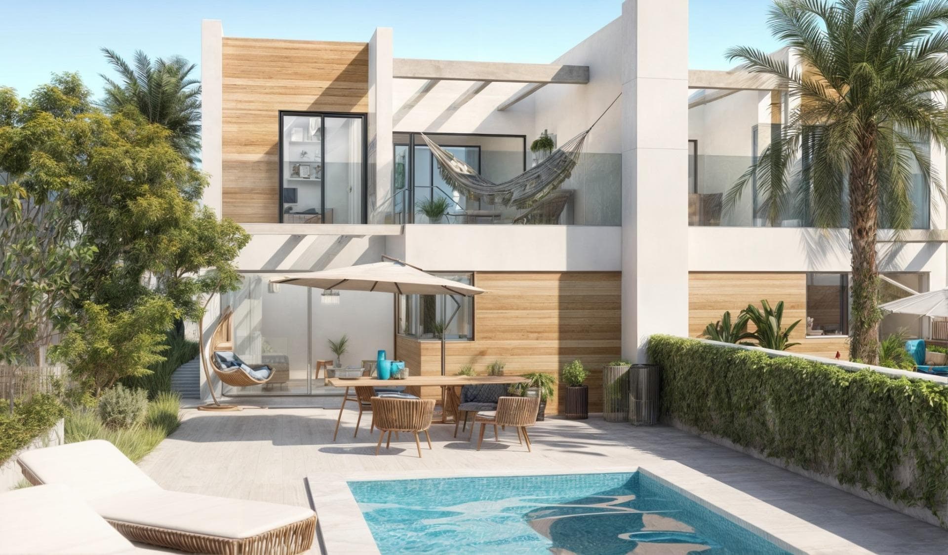 Modern New Build Property in Alfaz del Pi: Your New Home on the Costa Blanca

Contemporary Design in a Prime Location
Located in the exclusive area of Barranc Fondo in Alfaz del Pi, these modern new-build homes offer the Mediterranean lifestyle you have always dreamed of. With an east-facing orientation that guarantees natural light from the early hours of the day, these properties combine design, energy efficiency and comfort, ideal for both primary residences and investment.

Spacious and Functional Interior Spaces
The houses have two floors and a built area of approximately 110 m², distributed as follows:

3 spacious and bright bedrooms, 1 of them on the ground floor.
2 full bathrooms and 1 guest toilet
Open-plan kitchen equipped with induction hob, extractor hood, oven and microwave
Open-plan living-dining room with plenty of natural light
Terrace on the upper floor, ideal for enjoying the views or the good weather

The interior is equipped with quality materials, including exterior carpentry with thermal break, double glazing, bathrooms with wall-mounted furniture, mirror and LED lighting, hot/cold air conditioning installed and hot water production by aerothermal energy.

Private Garden and Possibility of Swimming Pool
Outside, the property offers a private garden of 265 m², a perfect space to enjoy the outdoors, sunbathe, organise barbecues or relax. There is the option of adding a swimming pool (at an additional cost). There is also a private parking area within the plot for added convenience.

Excellent Connectivity and Nearby Services
This property is located just:

5 km from the Blue Flag beaches of Albir and Altea
6 km from the Don Cayo golf club
7 km from the Altea marina
8 km from La Marina shopping centre
65 km from Alicante-Elche Airport

In addition, Alfaz del Pi is known for its international atmosphere, safety, quality of life and proximity to international schools, medical centres and a wide range of restaurants.

Ideal for living or investing
Whether you are looking for a family home or want to invest in an area with high rental demand, this property offers a great opportunity with high rental potential and an unrivalled lifestyle.

Contact us today to arrange a viewing and discover everything this house has to offer in the heart of the Costa Blanca.