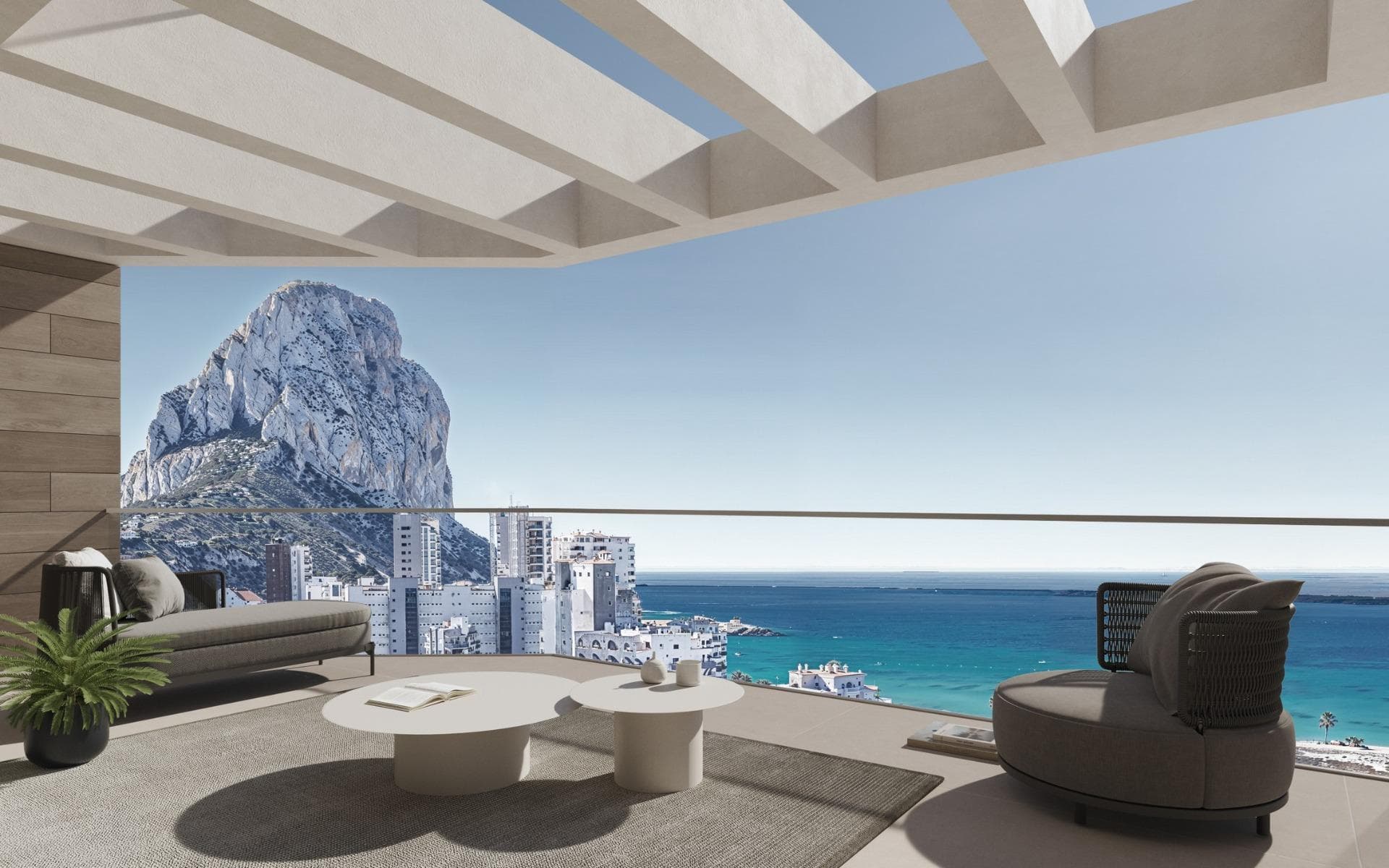 New Build Apartments for Sale in Calpe – 200 m from Arenal Beach

Prime Coastal Location in the Heart of Calpe
Discover an exciting new residential project located on the main avenue of Calpe, just 200 meters from the renowned Playa del Arenal. Following the success of its previous development, a leading local developer presents this second phase – an ideal opportunity to enjoy Mediterranean living in one of Costa Blanca’s most sought-after destinations. Calpe combines authentic Valencian charm with modern amenities, offering everything from cultural heritage to stunning beaches and vibrant marinas.

Modern Apartments with Sea Views and Excellent Amenities
This exclusive complex features two elegant towers of 15 floors, offering a selection of 2, 3, and 4-bedroom apartments. All homes include a private underground parking space and storage room, and are designed to maximize natural light and panoramic views of the Mediterranean Sea and Las Salinas lagoon, especially from the seventh floor upwards.

Each apartment boasts:

Spacious open-plan kitchen and living area
Fitted wardrobes in bedrooms
Large private terraces
Fully equipped kitchen with fridge, oven, induction hob, and extractor fan
Motorized blinds in living room and bedrooms
Aerothermal system for hot water
Centralized ducted air conditioning
Modern bathrooms with furniture, electric towel rails, and glass shower screens
Armored front door for added security

Outstanding Communal Areas for Relaxation and Leisure
Residents will enjoy access to a wide range of premium communal facilities, including:

Two large outdoor swimming pools, one with beach-style access
Landscaped sunbathing area with artificial grass
Fully equipped gym
Paddle tennis court
Children’s playground
Bicycle parking
Secure gated community for complete peace of mind

An Unbeatable Setting for Lifestyle and Connectivity
Calpe is located on the northern Costa Blanca in the Marina Alta region, surrounded by charming towns like Altea, Benissa, and Moraira. Key points of interest include:

Playa del Arenal: 0.2 km
Real Club Náutico de Calpe: 1.5 km
Peñón de Ifach Natural Park: 2 km
Altea: 11 km
Benidorm: 23 km
Alicante Airport: 77 km (approx. 1 hour)
Valencia Airport: 125 km (approx. 1.5 hours)

Secure Your New Home in Calpe Today
Whether you’re looking for a holiday home, a year-round residence, or a smart investment by the sea, this new development in Calpe offers exceptional value and lifestyle. Contact us now to receive more information or to schedule a viewing.