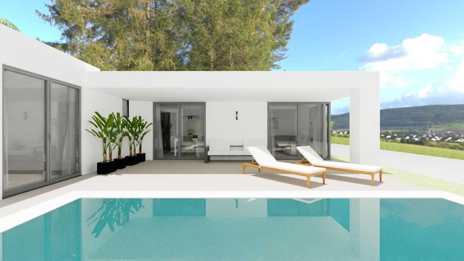 VILLAS DE OBRA NUEVA CON PISCINA PRIVADA EN MONFORTE DEL CID&#13;&#13;Villas de obra nueva en Monforte del Cid, con el campo de golf a sólo 3 minutos de casa y justo al lado de las ciudades de Alicante y Elche, donde encontrará una amplia oferta cultural, gastronómica, de ocio y por supuesto de costa. &#13;Las playas de arena dorada del Mediterráneo a un paso de tu nuevo hogar, un espacio donde disfrutar de días de sol y mar en cualquier momento.&#13;Villas situadas a 3 minutos del centro deportivo del campo de golf Alenda Golf, lo que la convierte en la ubicación perfecta para disfrutar de la paz de una urbanización tranquila pero tener todos los servicios al lado de casa (A tan sólo 12 minutos del Aeropuerto de Alicante-Elche). La urbanización es una comunidad que reúne lo mejor de la vida moderna y la tranquilidad del entorno natural (Sin gastos de comunidad).&#13;&#13;Descubra la elegancia y el confort de este precioso chalet independiente de 129 m2, diseñado para ofrecerle un estilo de vida excepcional, todo en planta baja. &#13;Situada en la prestigiosa Urbanización, esta propiedad le ofrece una experiencia de vida única y de calidad. En parcelas desde 834 m2, proporcionándole un amplio espacio para disfrutar tanto del interior como del exterior.&#13;&#13;Disfrute de la privacidad que le ofrece este chalet independiente, donde podrá relajarse en su propio jardín con piscina privada incluida.&#13;&#13;La casa se distribuye en dos grandes zonas:&#13;Zona de día: Donde encontramos un amplio salón comedor con cocina abierta tipo office (muebles de cocina incluidos) que conecta con el amplio y moderno porche a través de sus dos grandes ventanales, dando paso a la zona exterior ajardinada y por qué no... a la piscina. La luz inunda cada rincón gracias a los grandes ventanales del salón, que se abren al porche, un espacio moderno y funcional que invita a disfrutar al máximo del aire libre. Imagina pasar las tardes con la familia y los amigos, rodeado de un entorno sereno y natural. Como espacio extra, cuenta con una zona de lavandería estratégicamente situada en la distribución de la vivienda donde será muy fácilmente accesible desde cualquier punto de la casa.&#13;Zona de noche o descanso: En esta zona encontramos 3 dormitorios. El dormitorio principal cuenta con un amplio vestidor y baño en suite. Además, un segundo baño para dar servicio al resto de dormitorios y vivienda.&#13;&#13;Aquí no sólo encontrará una comunidad residencial, sino un lugar donde la naturaleza y la elegancia se entrelazan para proporcionarle un estilo de vida inigualable. Ya sea para establecer su residencia permanente, para disfrutar de una casa de vacaciones o si desea invertir en su futuro, esta villa es perfecta para usted.&#13;&#13;Urbanización privada cercana a las principales ciudades de la provincia de Alicante, a 15 minutos en coche de Elche y Alicante, así como del aeropuerto y de las mejores playas.&#13;La urbanización se encuentra en un entorno tranquilo cerca del campo de golf Alenda en Monforte del Cid.&#13;