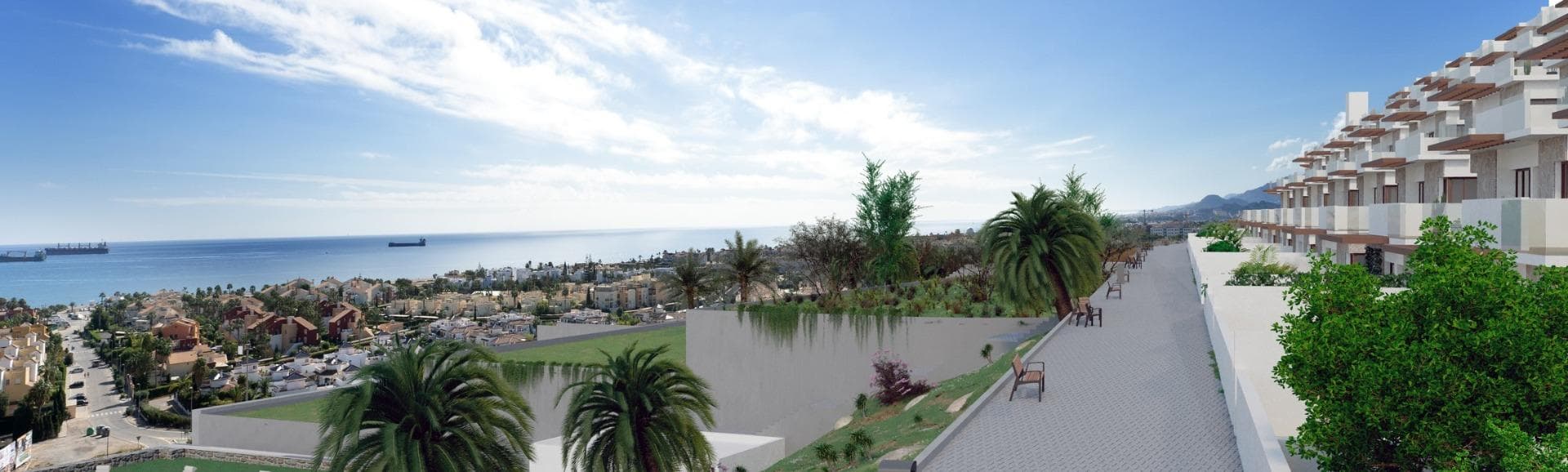 New Build Apartments with Sea Views in Vera Playa, Almería&#13;&#13;Discover this exceptional new residential development in Vera Playa, offering 27 modern apartments in its first phase. Designed to combine comfort, functionality, and spectacular Mediterranean views, this project is ideal for those seeking a home on the Costa de Almería with style and convenience.&#13;&#13;Modern Homes with Sea Views&#13;Each apartment has been thoughtfully designed to maximize natural light and outdoor living. Options include 1, 2, and 3-bedroom layouts, with ground floors featuring private gardens, middle floors with spacious terraces, and penthouses with private solariums. Thanks to the terraced design, all homes enjoy uncovered terraces with stunning views of the sea.&#13;&#13;Quality Finishes and Fully Equipped Homes&#13;Every property comes fully furnished and equipped, ready to move in. Features include:&#13;Furnished kitchen with appliances included&#13;Complete bathrooms with modern fittings&#13;Ducted air conditioning system&#13;Private parking space and storage room&#13;&#13;Exclusive Community Facilities&#13;The highlight of this residential complex is its communal swimming pool, surrounded by landscaped gardens, creating the perfect space to relax, sunbathe, and enjoy family time.&#13;&#13;Prime Location in Vera Playa&#13;Vera Playa is renowned for its long sandy beaches, relaxed lifestyle, and excellent amenities. The development is set in a quiet yet well-connected area with easy access to services and transport links. Key distances include:&#13;Beach: 700 m&#13;Desert Springs Golf Resort: 8 km&#13;Vera town centre: 5 km&#13;Garrucha marina and restaurants: 6 km&#13;Mojácar Commercial Park: 10 km&#13;Almería Airport: 85 km (approx. 1 hour)&#13;High-speed AVE train station (under construction): 3 km&#13;&#13;An Ideal Home or Investment Opportunity&#13;Whether you are looking for a permanent residence, a holiday retreat, or a secure investment, these new build apartments in Vera Playa offer excellent value in one of Almería’s most desirable coastal destinations.&#13;&#13;Make Vera Playa your new home and experience the perfect combination of modern living, sea views, and Mediterranean lifestyle. Contact us today to schedule a visit and secure your dream property on the Costa de Almería.&#13;