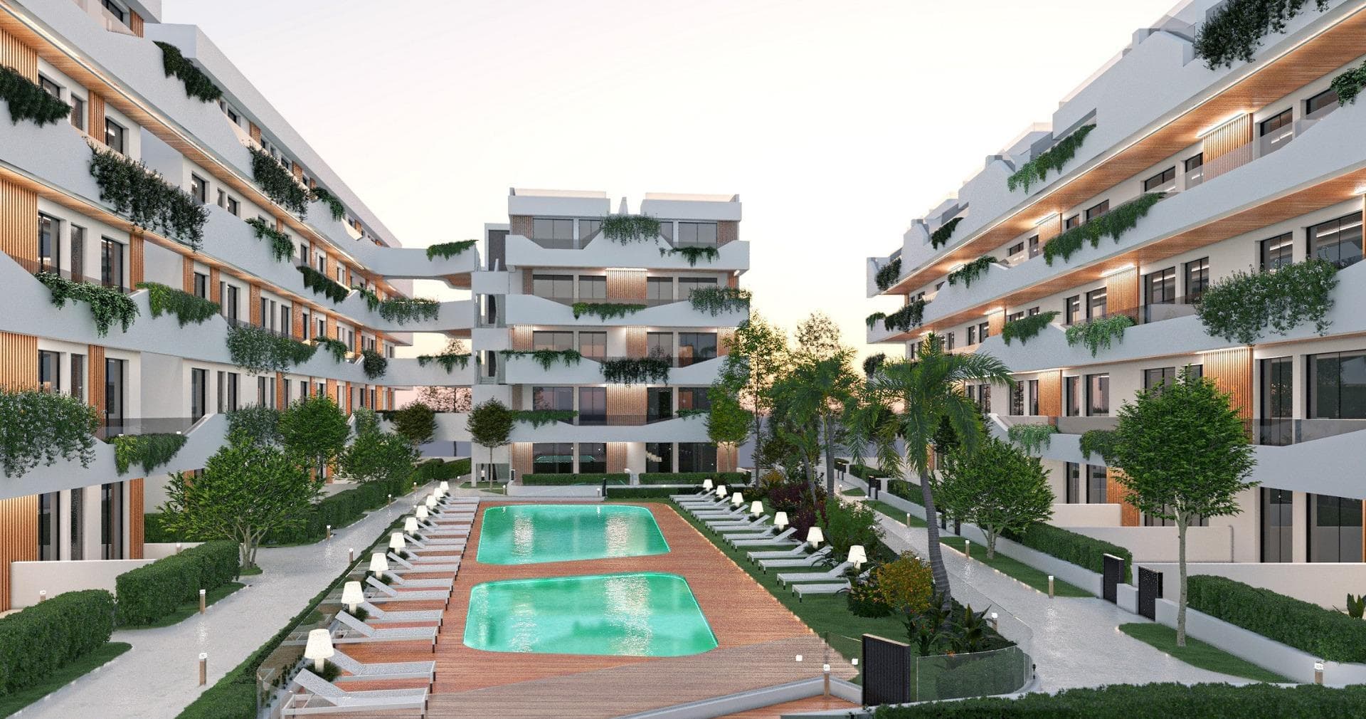 New Build Tourist Apartments in Santiago de la Ribera, San Javier – Just 750m from the Beach&#13;&#13;Exclusive Development on the Costa Cálida&#13;This exclusive residential complex of 125 tourist apartments is located in Santiago de la Ribera (San Javier), a charming seaside town on the Costa Cálida, renowned for its beautiful sandy beaches, relaxed Mediterranean lifestyle, and excellent year-round climate. With the Mar Menor just 750 meters away, these homes offer the perfect combination of comfort, style, and proximity to the sea.&#13;&#13;Modern Apartments with Multiple Options&#13;The development offers spacious 3-bedroom, 2-bathroom apartments, including an ensuite master bedroom. Buyers can choose from:&#13;Ground floor units with private garden&#13;Middle floor apartments with large terraces&#13;Penthouses with private solarium&#13;&#13;Each home is designed to maximize natural light and outdoor living. Features include fully fitted and furnished kitchens with appliances, interior and exterior lighting, bathrooms with furniture and shower screens. Every property comes with a surface parking space, while underground parking and storage rooms are available at an additional cost.&#13;&#13;Premium Amenities and Services&#13;Owners will enjoy a modern building equipped with elevators, two communal swimming pools, and beautifully landscaped gardens. The homes include pre-installation of ducted air conditioning for year-round comfort.&#13;&#13;A Smart Investment Opportunity&#13;These apartments come with a tourist license already granted, making them an excellent investment for holiday rentals. Owners can generate income through short-term rentals while also enjoying the property for their own family holidays. Please note that these residences are intended for vacation use and cannot be used as permanent homes.&#13;&#13;Prime Location in San Javier&#13;The development is strategically located close to all essential services and leisure activities. Distances to main points of interest:&#13;Mar Menor beach: 750 m&#13;La Ribera Shopping Center: 2 km&#13;Dos Mares Shopping Center: 3 km&#13;Roda Golf: 5 km&#13;Lo Pagán Marina: 4 km&#13;Murcia Airport (Corvera): 40 km&#13;Cartagena: 30 km&#13;Murcia City: 40 km&#13;&#13;Make Your Coastal Dream Come True&#13;This new build project in Santiago de la Ribera represents a unique opportunity to enjoy the Mediterranean lifestyle while making a smart rental investment.&#13;Contact us today for more details or to schedule a viewing of these modern tourist apartments just steps from the Mar Menor.&#13;