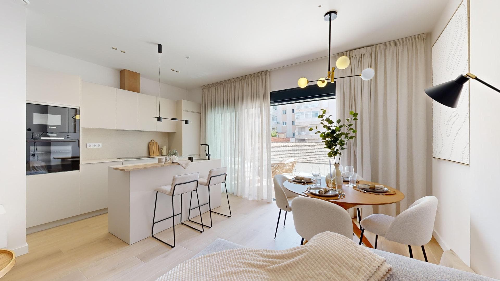 New Build Penthouses in Guardamar del Segura with Private Solarium&#13;&#13;Modern Living in the Heart of Guardamar&#13;Discover this exclusive new development in the center of Guardamar del Segura, a charming coastal town on the Costa Blanca South, known for its 11 km of sandy beaches and large pine forest. This residential offers modern design, excellent finishes, and an unbeatable location just 550 m from the beach and close to all services such as supermarkets, the town hall, health center, bus station, restaurants, and shops.&#13;&#13;Spacious Homes with Private Solarium&#13;The penthouses feature 3 bedrooms with fitted wardrobes, 2 bathrooms (one ensuite), an open-plan kitchen integrated into the living room, and direct access to a large terrace. Each property also includes a private rooftop solarium with a storage room, perfect for enjoying the sun all day long. Parking is available in a nearby building.&#13;&#13;Exclusive Communal Areas&#13;The development offers well-designed communal spaces for relaxation and leisure:&#13;Rooftop solarium with seating areas and Children’s play area&#13;Elevator for easy access&#13;&#13;Lifestyle in Guardamar del Segura&#13;Guardamar is much more than a beach destination; it is a vibrant town with services and activities all year round. Every Wednesday, the town hosts a popular weekly market, attracting visitors from surrounding areas. The marina offers water sports and activities throughout the year, while the sports complex includes tennis, paddle courts, football fields, and a heated indoor swimming pool. The local library also provides free Wi-Fi and public computers.&#13;&#13;Strategic Location on the Costa Blanca&#13;This residential enjoys an excellent location with great connections to nearby attractions:&#13;Guardamar Beach: 550 m&#13;Golf courses: 6.5 km&#13;Alicante–Elche International Airport: 20 km&#13;Torrevieja: 12 km&#13;Alicante city center: 35 km&#13;Shopping centers such as La Zenia Boulevard: 25 km&#13;&#13;A Perfect Home or Investment Opportunity&#13;With its privileged location, modern design, and proximity to both the beach and essential services, these new build apartments in Guardamar del Segura are ideal as a permanent residence, holiday home, or investment.&#13;&#13;Contact us today to arrange a viewing and secure your new home by the Mediterranean.&#13;