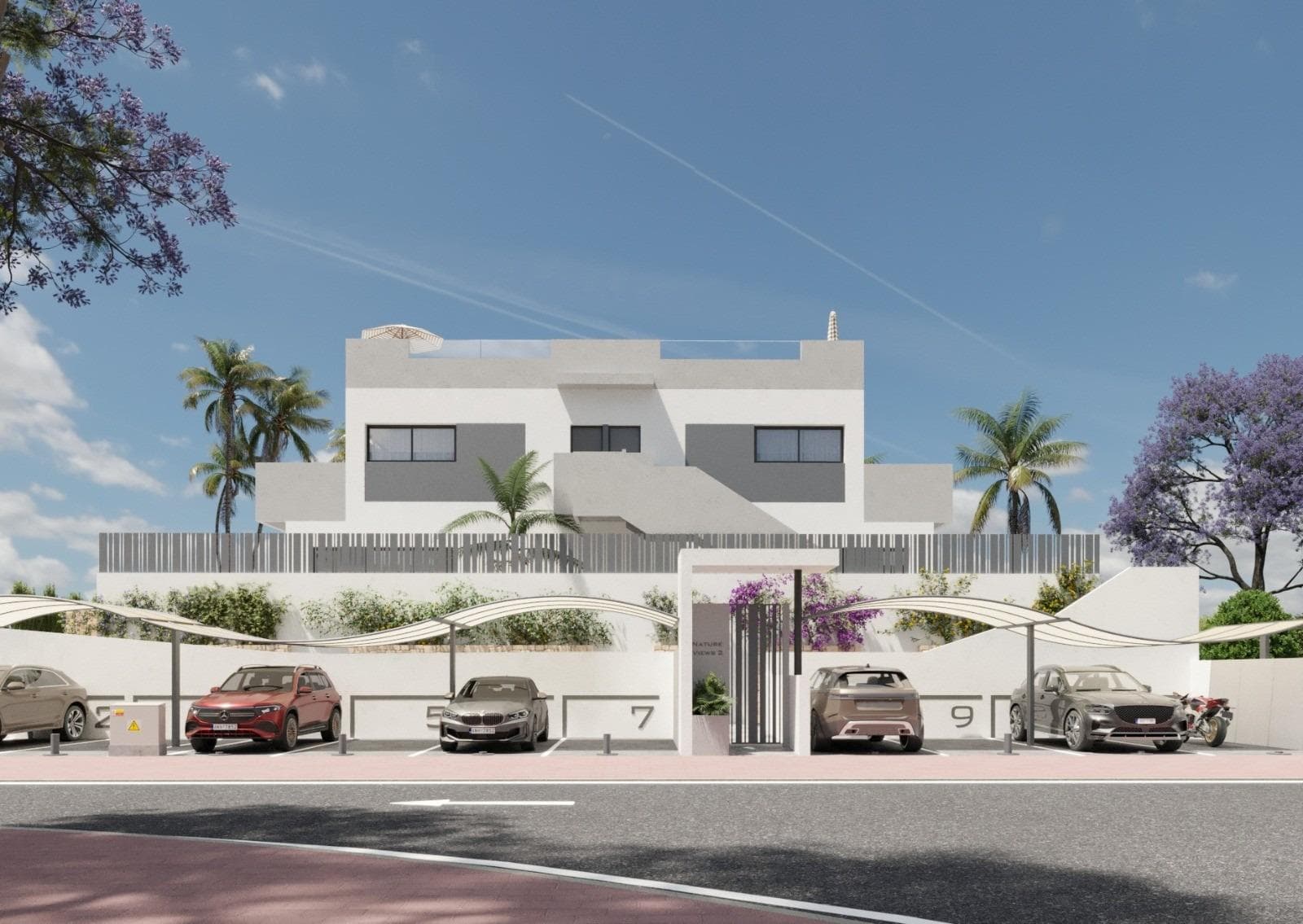 New Build Residential Complex in Los Balcones, Torrevieja&#13;&#13;Modern Homes in a Privileged Location&#13;This exclusive new development in Los Balcones, Torrevieja consists of 20 modern bungalows, perfectly designed for comfort and style. Located just 4 km from the beaches of Torrevieja and close to shops, restaurants, and essential services, this project offers an ideal setting for both permanent living and holiday getaways on the Costa Blanca.&#13;&#13;Los Balcones is one of the most sought-after residential areas of Torrevieja, offering a peaceful atmosphere while being only a short drive from the vibrant city center. The area features supermarkets, local amenities, and the public hospital, with regular bus connections into town.&#13;&#13;Property Layouts to Suit Your Lifestyle&#13;Ground-floor bungalows: 3 bedrooms and 3 bathrooms, including a master bedroom with ensuite on the main floor, open-plan living room with kitchen, guest toilet, and spacious terrace. A staircase leads to the lower ground level with 2 additional bedrooms, 2 bathrooms, laundry room, and patio.&#13;Top-floor bungalows: 2 bedrooms, 2 bathrooms, open-plan kitchen with large living area, terrace, and private solarium, perfect for enjoying the Mediterranean sun.&#13;All homes include private parking spaces.&#13;&#13;High-Quality Finishes and Comfort Features&#13;Every bungalow has been designed with top specifications to guarantee maximum comfort:&#13;Armored front door and motorized aluminum shutters&#13;Double-glazed windows with solar control&#13;Fully installed ducted air conditioning&#13;Aerothermal hot water system&#13;Fitted kitchen with appliances&#13;LED lighting inside and outside&#13;Bathrooms with furniture, mirrors, and shower screens&#13;Alarm system with detectors and central unit&#13;&#13;Exclusive Community Amenities&#13;The residential complex features beautiful landscaped gardens, a two-level communal pool, and a fully equipped gym, creating the perfect environment to relax and socialize.&#13;&#13;Excellent Connectivity on the Costa Blanca&#13;The development enjoys outstanding transport links:&#13;Beaches: 4 km&#13;Alicante Airport: 55 km (40 minutes)&#13;Murcia Airport: 65 km (1 hour)&#13;Villamartín Golf Course: 9 km&#13;Torrevieja Marina: 5 km&#13;&#13;Your New Home in Torrevieja Awaits&#13;With its modern design, high-quality finishes, and privileged location, this residential complex in Los Balcones is the perfect choice for a new life by the Mediterranean.&#13;&#13;Contact us today to arrange a visit and secure your dream property in Torrevieja.&#13;