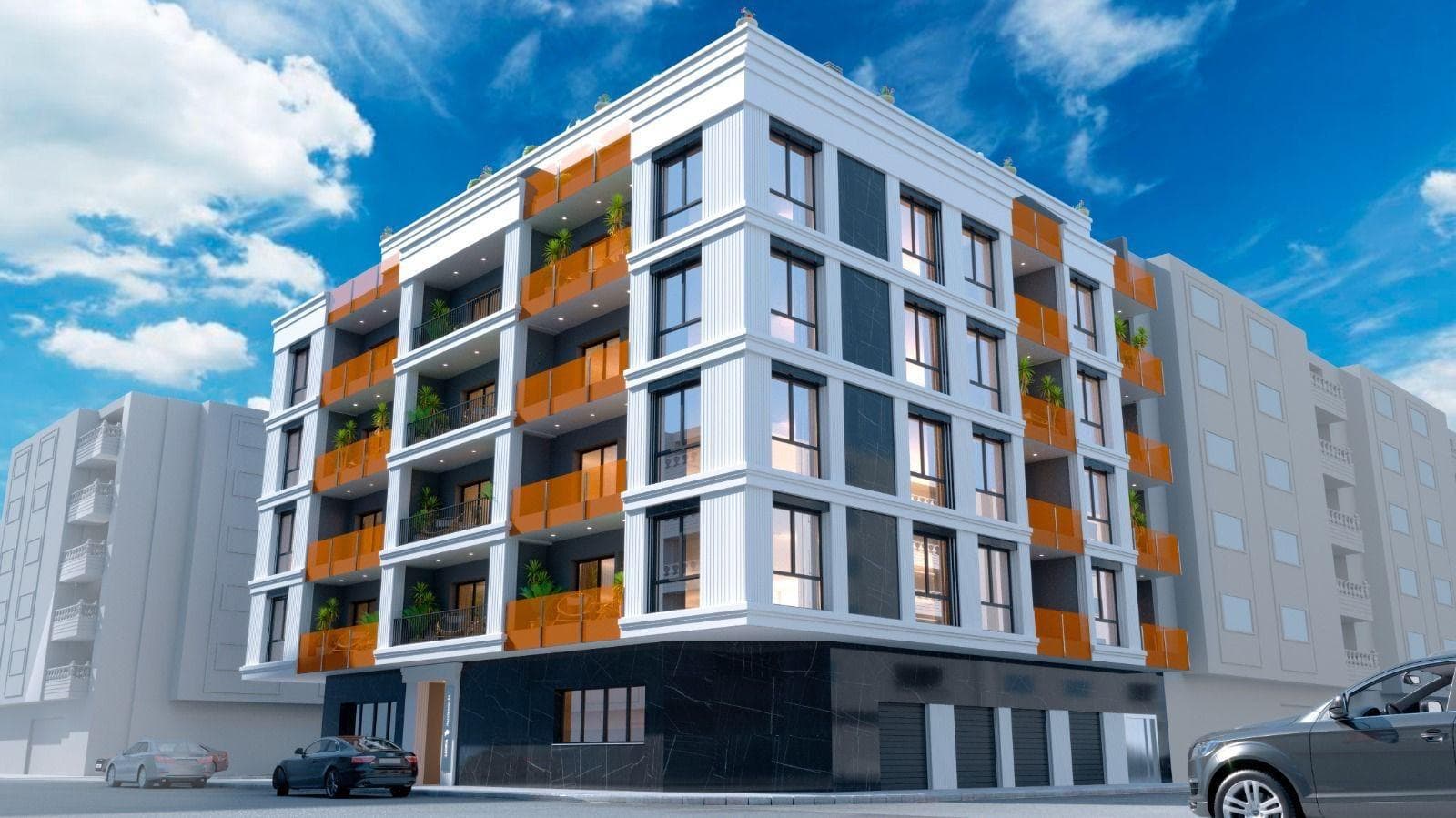 Modern New Build Apartments in Central Torrevieja Costa Blanca&#13;&#13;Exclusive Residential Development With Premium Amenities&#13;Discover a select new construction project of 35 modern apartments in the heart of Torrevieja. Offering 1, 2 or 3 bedroom layouts and 2 or 3 bathrooms, this residence also features luxury penthouses with private solariums. Designed for comfort and style, this community blends contemporary architecture with high quality finishes and exceptional shared facilities.&#13;&#13;Prime Location in Central Torrevieja&#13;Located just 600 meters from Acequion Beach, this development enjoys one of the most privileged positions in Torrevieja. With supermarkets, restaurants, medical services, shops and public transport all within walking distance, this is the perfect choice for those seeking a comfortable Mediterranean lifestyle close to everything. Torrevieja is famous for its mild Mediterranean climate, beautiful sandy beaches and vibrant seaside promenades, making it a top destination on the Costa Blanca.&#13;&#13;Resort Style Facilities for Wellness and Relaxation&#13;The building includes an exceptional range of communal amenities. On the ground floor you will find a heated swimming pool, a social club space and a fully equipped gym. The rooftop solarium provides a true relaxation oasis with sun loungers, a Finnish sauna, barbecue area and mini pool jacuzzi. Both stairs and lift access lead to the rooftop, offering comfort and accessibility for all residents.&#13;&#13;High Quality Homes With Contemporary Design&#13;These new build apartments feature open plan American style kitchens integrated with the living room, spacious terraces, fitted wardrobes and fully equipped kitchens with appliances. Bathrooms include furniture, shower screens and underfloor heating for maximum comfort. There is also pre installation for ducted air conditioning. Optional underground parking and storage rooms are available at an additional cost.&#13;&#13;Surrounded by Nature and Coastal Beauty&#13;Torrevieja is famous for its natural salt lagoons and protected natural parks. The La Mata and Torrevieja Natural Park is located just a short distance from the city and offers beautiful trails and stunning pink and green salt lakes. This unique environment provides a healthy lifestyle and breathtaking landscapes.&#13;&#13;Distances to Key Points of Interest&#13;Acequion Beach 0.6 km&#13;Torrevieja Marina 1.5 km&#13;La Mata Natural Park 4 km&#13;Villamartin Golf 8 km&#13;Alicante Airport 45 km&#13;Murcia Airport 60 km&#13;&#13;Live the Mediterranean Lifestyle&#13;Do not miss the opportunity to own a modern home in one of the most desirable coastal cities in Spain. Contact us today to schedule a visit and secure your place in this exceptional new development.&#13;