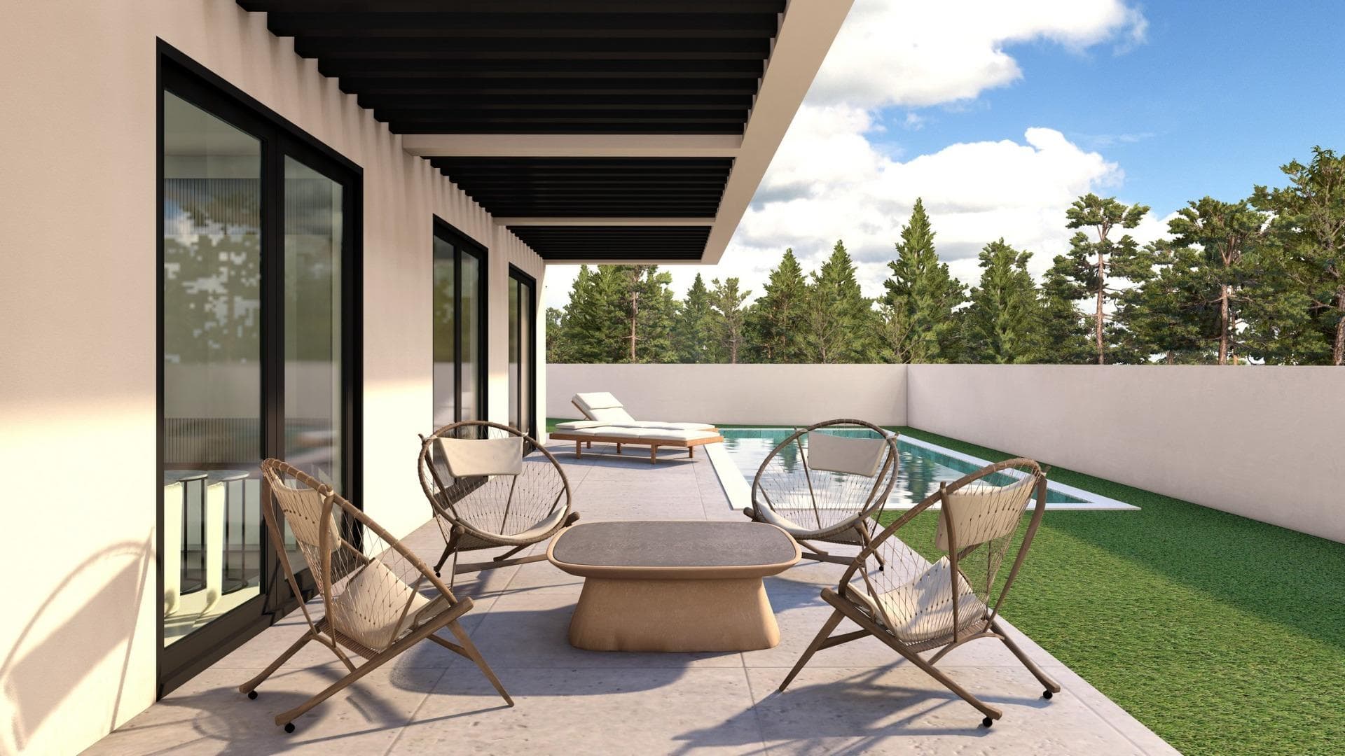 Luxury New Build Villas with in Finestrat near BenidormExclusive Collection of Sustainable Independent VillasThis prestigious development features 36 independent villas in the sought after Bahia Golf urbanization in Finestrat, just 3.5 km from the Mediterranean coast. Designed to combine luxury, comfort and sustainability, these modern homes offer an exceptional lifestyle on the Costa Blanca, surrounded by nature yet close to all services.Each villa offers 3 or 4 spacious bedrooms, private landscaped gardens and a private infinity pool. Selected units enjoy stunning sea views, while all properties are positioned on generous plots of more than 500 m2 with built areas starting from 222 m2.Flexible Layouts with Basement and Rooftop SolariumBuyers can choose from four different layouts, all carefully designed to maximize space and natural light. Every villa includes a basement level with private parking, storage room, laundry area and two bedrooms with en suite bathrooms connected to an English patio for natural light and ventilation.The ground floor features one or two additional en suite bedrooms, a guest toilet and an open plan kitchen connected to the living and dining area, with direct access to the terrace and pool. A rooftop solarium crowns each property, offering panoramic mountain or sea views and the option to install a jacuzzi.High Quality Finishes and BREEAM Energy EfficiencyThese villas are built according to BREEAM certification standards, ensuring excellent energy performance and environmental responsibility. Premium specifications include:Double glazed aluminium windows with thermal break and electric shuttersFully installed ducted air conditioningMotorized vehicle access gatePrivate swimming pool and landscaped gardenModern kitchen by PORCELANOSA equipped with appliancesDesigner bathrooms with furniture, mirrors and walk in showersPorcelain tiles by PORCELANOSAPrime Location Close to Beaches, Golf and ShoppingFinestrat is a charming town located between the mountains and the sea, offering tranquility while being just minutes from vibrant Benidorm. The area combines natural beauty with excellent infrastructure, international schools, restaurants and shopping centers.Distances to Key Points of InterestBenidorm beaches 3.5 kmLa Marina Shopping Centre 1 kmPuig Campana Golf 3 kmBenidorm Old Town 4 kmAlicante Airport 55 kmAccess to A7 motorway 2 kmLive the Mediterranean Dream in FinestratThese villas offer the perfect balance between luxury, nature and connectivity on the Costa Blanca. Contact us today to receive more information or to arrange a private viewing of these exceptional new build homes in Finestrat.