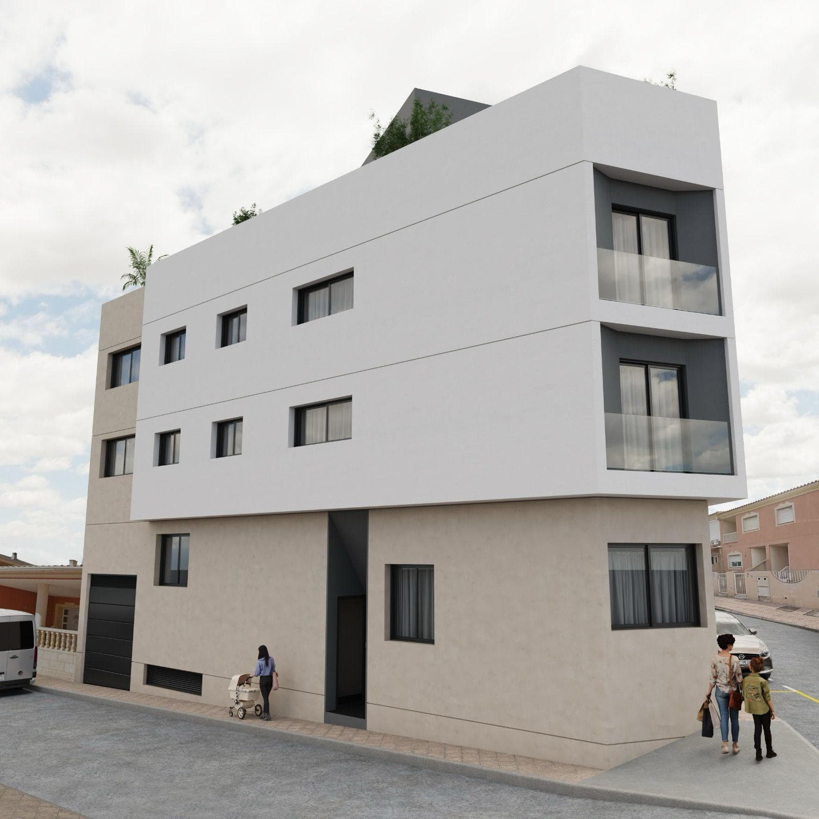 New Build Apartments in Mazarrón Modern Boutique Development in La Vía, MazarrónDiscover this exclusive new build residential development located in the popular La Vía area of Mazarrón, Murcia, just 5 km from the Mediterranean Sea. This contemporary project combines modern architecture, functionality, and high quality materials, making it an ideal choice as a permanent residence, holiday home, or investment property on the Costa Cálida.Comprising only eight homes, this boutique development offers privacy, comfort, and a convenient location close to all essential services.Contemporary Homes Designed for Everyday LivingThe development features a selection of spacious two bedroom apartments designed to maximize natural light and comfort. The ground floor includes two homes with independent street access. One property offers two bedrooms and two bathrooms, while the second features two bedrooms and one bathroom. An additional benefit of these ground floor homes is that they have no community fees, providing significant long term savings.The first and second floors accommodate six additional apartments, with three homes on each level. Each property offers two bedrooms, one bathroom, and a bright open plan living area with an American style kitchen. Kitchens are delivered unfurnished, allowing owners to personalize the space according to their preferences.Private Solariums and Quality FeaturesOne of the standout features of this development is the private rooftop solarium included with each upper floor apartment. Residents will also enjoy a private storage room and laundry area located on the rooftop level, creating a practical and versatile outdoor living space perfect for relaxing, entertaining, or enjoying the Mediterranean sunshine throughout the year.The building is equipped with a lift for easy access to all floors and offers four optional garage parking spaces available at an additional cost.High quality specifications include a reinforced security entrance door, exterior carpentry with Climalit style double glazing, aerothermal hot water system, video intercom, and pre installation for ducted air conditioning.Excellent Location in MazarrónMazarrón is one of the most attractive towns in the Region of Murcia, offering a traditional Spanish atmosphere combined with excellent services and easy access to the coast. Residents enjoy supermarkets, schools, sports facilities, healthcare services, restaurants, and local shops all within close reach.Distances to key points of interest:Puerto de Mazarrón beaches: 5 kmCamposol Golf Resort: 15 kmCartagena city: 35 kmMurcia International Airport: 40 kmAlicante International Airport: 125 kmYour New Home on the Costa CálidaThis exclusive development offers a rare opportunity to own a modern apartment in one of Murcia's most established residential areas. Combining quality construction, private outdoor spaces, and an excellent location close to the sea, these homes are perfectly suited for year round living, holidays, or investment.Contact us today for more information and secure your new home in Mazarrón before this limited collection of apartments is sold out.