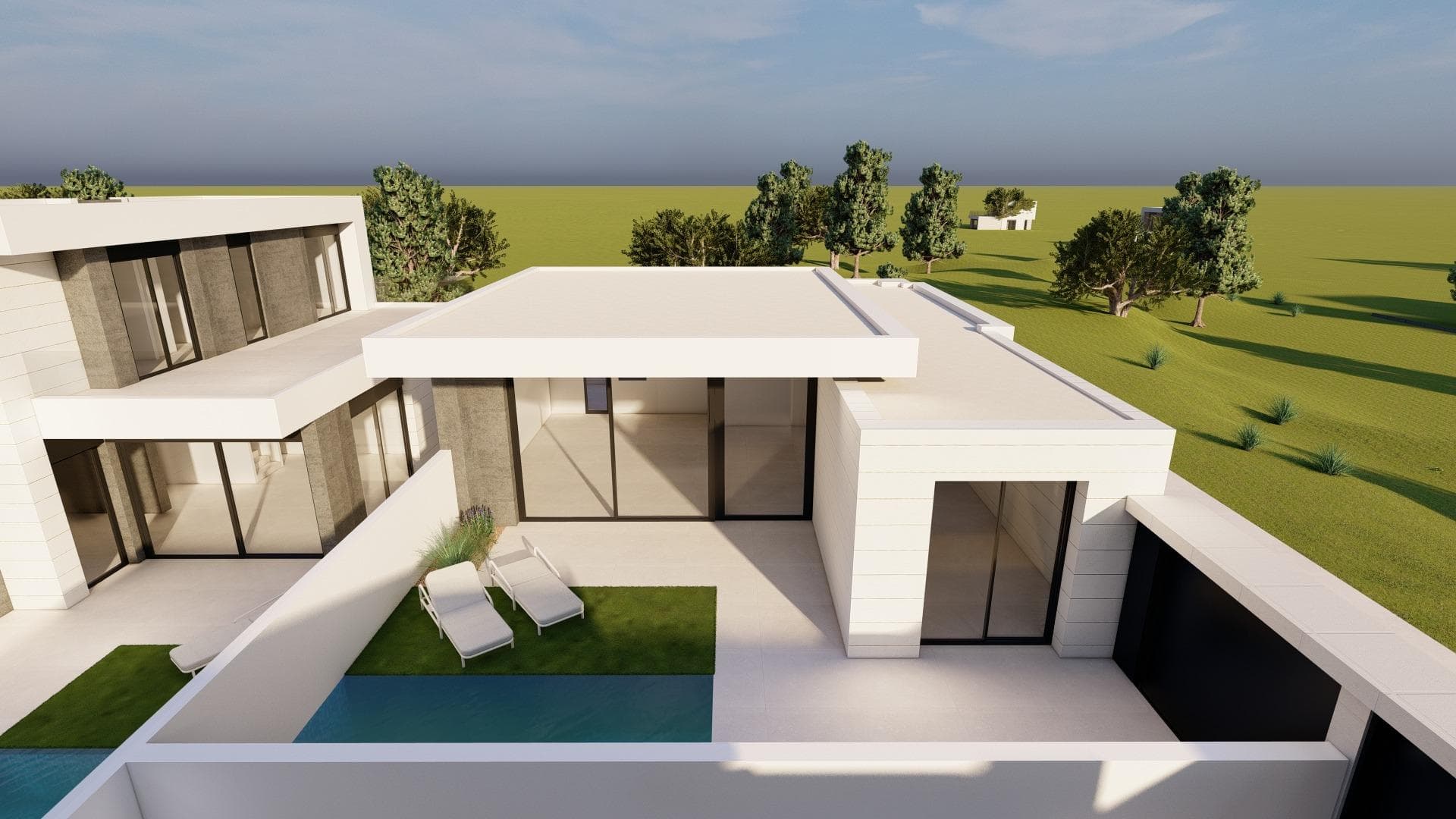 Villas modernas de nueva construcción en Pilar de la Horadada, cerca de la playaColección exclusiva de villas unifamiliares en la Costa BlancaDescubra esta atractiva promoción de nueva construcción compuesta por solo cuatro villas independientes en Pilar de la Horadada, una de las ubicaciones más codiciadas del sur de la Costa Blanca. Diseñadas para combinar arquitectura moderna, comodidad y funcionalidad, estas viviendas contemporáneas ofrecen el entorno perfecto para la residencia permanente, las escapadas vacacionales o la inversión inmobiliaria en España.Situadas en una tranquila zona residencial a las afueras de la localidad, las villas gozan de una ubicación privilegiada a poca distancia a pie del centro de la ciudad y a solo 3 km de las hermosas playas mediterráneas de Torre de la Horadada.Viviendas contemporáneas diseñadas para la vida mediterráneaLa promoción ofrece una selección de villas unifamiliares distribuidas en una o dos plantas, lo que permite a los compradores elegir la distribución que mejor se adapte a su estilo de vida.Cada propiedad cuenta con 3 amplios dormitorios y 2 cuartos de baño totalmente equipados, incluido un cuarto de baño en suite en el dormitorio principal. La luminosa zona de salón y comedor de planta abierta conecta a la perfección con una moderna cocina de estilo americano, creando un espacio práctico y acogedor para la vida cotidiana y el entretenimiento.Las villas de dos plantas también cuentan con un aseo adicional para invitados y una amplia terraza soleada en la primera planta, perfecta para relajarse y disfrutar del agradable clima durante todo el año.Espacios exteriores privadosCada villa se encuentra en una parcela privada diseñada para maximizar el disfrute al aire libre. El jardín ajardinado incluye una piscina privada y una zona de aparcamiento en la propia parcela, lo que proporciona privacidad y comodidad.Las zonas exteriores ofrecen el escenario ideal para reuniones familiares, cenas al aire libre y para aprovechar al máximo los más de 300 días de sol que caracterizan a la Costa Blanca.Especificaciones de calidad y características modernasEstas viviendas están construidas con materiales de calidad y acabados modernos para garantizar el confort y la eficiencia energética.Características incluidas:Muebles de cocina a medidaBaños completos con muebles de tocador, espejos y mamparas de duchaArmarios empotradosPreinstalación para aire acondicionado por conductosPiscina privadaAparcamiento privado dentro de la parcelaExcelente ubicación en Pilar de la HoradadaPilar de la Horadada es una localidad española tradicional que ofrece una maravillosa combinación de encanto local y comodidades modernas. Los residentes disfrutan de una amplia selección de tiendas, restaurantes, supermercados, bancos, instalaciones deportivas, rutas ciclistas y senderos para caminar. La animada Plaza de la Iglesia y la Calle Mayor ofrecen un auténtico ambiente mediterráneo durante todo el año.Distancias clave:Playa de Torre de la Horadada: 3 kmCampo de golf Lo Romero: 6 kmPlaya de Las Higuericas: 4 kmPuerto deportivo de Torre de la Horadada: 4 kmCentro comercial Zenia Boulevard: 15 kmAeropuerto de Murcia-Corvera: 45 kmAeropuerto Internacional de Alicante: 75 kmTu nuevo hogar en la Costa BlancaCombinando un diseño moderno, espacios exteriores privados, una excelente calidad de construcción y una fantástica ubicación cerca de la playa y de todos los servicios, estas exclusivas villas representan una oportunidad excepcional en la Costa Blanca Sur.Póngase en contacto con nosotros hoy mismo para obtener más información y reserve su nueva villa en Pilar de la Horadada antes de que se agote esta colección limitada.