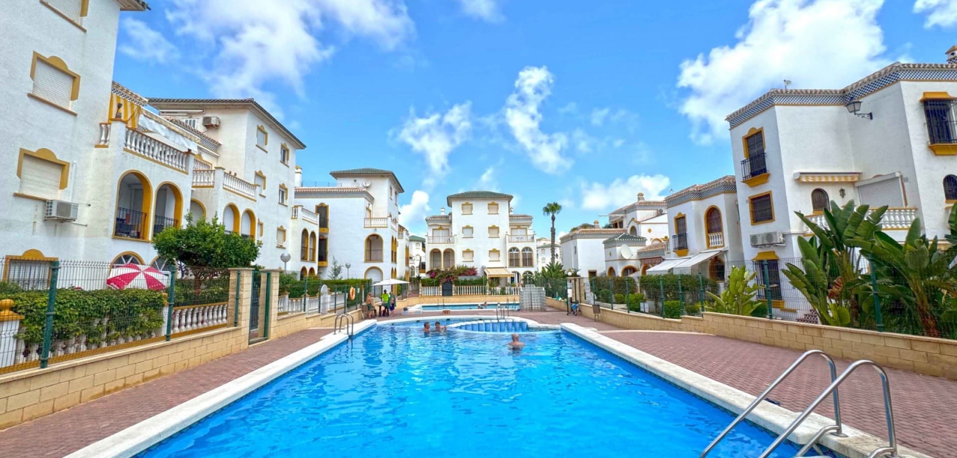 We are proud to present this rare opportunity to own a beautifully upgraded duplex in the iconic Molino Blanco urbanisation, just 300 meters from the golden sands of La Mata beach.

This bright and well-maintained northwest-facing property is set across two levels and features 3 double bedrooms with spacious built-in wardrobes, an updated bathroom with laundry machine, and a stylish open-plan kitchen equipped with brand-new appliances—oven, induction hob, dishwasher, microwave—all under warranty.

Enjoy your morning coffee on one of the two private balconies or head up to the expansive solarium, where you'll find a built-in BBQ and lovely views that include a glimpse of the sea and surrounding cityscape—an ideal space to relax or entertain.

Property Highlights:





3 bedrooms | 1 bathroom | 85 m² built area





Newly renovated kitchen & updated bathroom





Fully furnished with new linens, decor, and kitchenware





Air conditioning throughout





2 balconies + large private solarium with BBQ





Sea glimpse & city views





Quiet, gated and secure community





High rental potential





Exclusive Community Features:





4 swimming pools, including a children’s pool – open year-round





Landscaped tropical gardens with palm and banana trees





Two private tennis courts & a children’s playground





Just steps from Mercadona, Dialprix, restaurants, and public transport





Whether you're looking for a move-in ready residence, a holiday escape, or a profitable rental investment—this stunning duplex ticks all the boxes. Homes in Molino Blanco rarely become available in such excellent condition.

Contact us today to arrange your private viewing and make coastal living your reality!