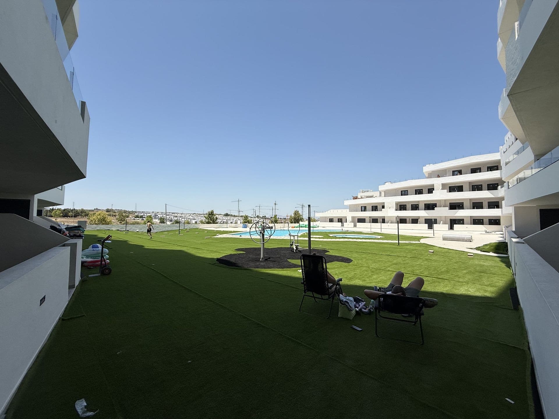 Penthouse in San Miguel de Salinas!. Enjoy tranquillity and stunning nature views in this 4th-floor penthouse with three bedrooms and two bathrooms in the newly built residential complex in San Miguel de Salinas. Indulge in Spanish weather all year round in this exclusive gated community, featuring top-notch facilities that include separate swimming pools for adults and children, lush green areas, a playground, and a wellness area for adults with a bio-healthy circuit.This residency is located within walking distance of the town centre, where you can find all the essential services for daily life, including shops, restaurants, and health centres.The property is a short drive from Las Colinas, Villamartin, Las Ramblas and Campoamor Golf Courses, making it ideal for golf and nature enthusiasts.The sandy beaches of Costa Blanca are just 10 km from the residence, offering a beautiful and dramatic coastline.La Zenia Boulevard, a popular shopping destination, is only 9 km away.Alicante Airport is 50 km by car, and Murcia International Airport is 55 km away, ideal for regional connections.You can own an apartment designed with modern finishes and featuring porcelain stoneware floors throughout the house.Compact blinds provide greater privacy and comfort, while white laminated wardrobes feature upper compartments in the bedrooms.Pre-installation of air conditioning in the living room and bedrooms, along with a low-consumption aerothermal water heater with a capacity of 150 litres, ensuring your complete comfort. You also have a private underground parking space to make your life easier. San Miguel de Salinas is a picturesque municipality located in the Vega Baja del Segura region, within the vibrant Valencian Community. Located near the border with Murcia, the town offers stunning views of the Torrevieja and La Mata lagoons, along with a peaceful and family-friendly atmosphere.Whether you are looking for a holiday retreat or a permanent residence, this place combines luxury, comfort, and an unbeatable location. Contact us today to schedule a visit and take the first step towards owning your dream home in Costa Blanca!