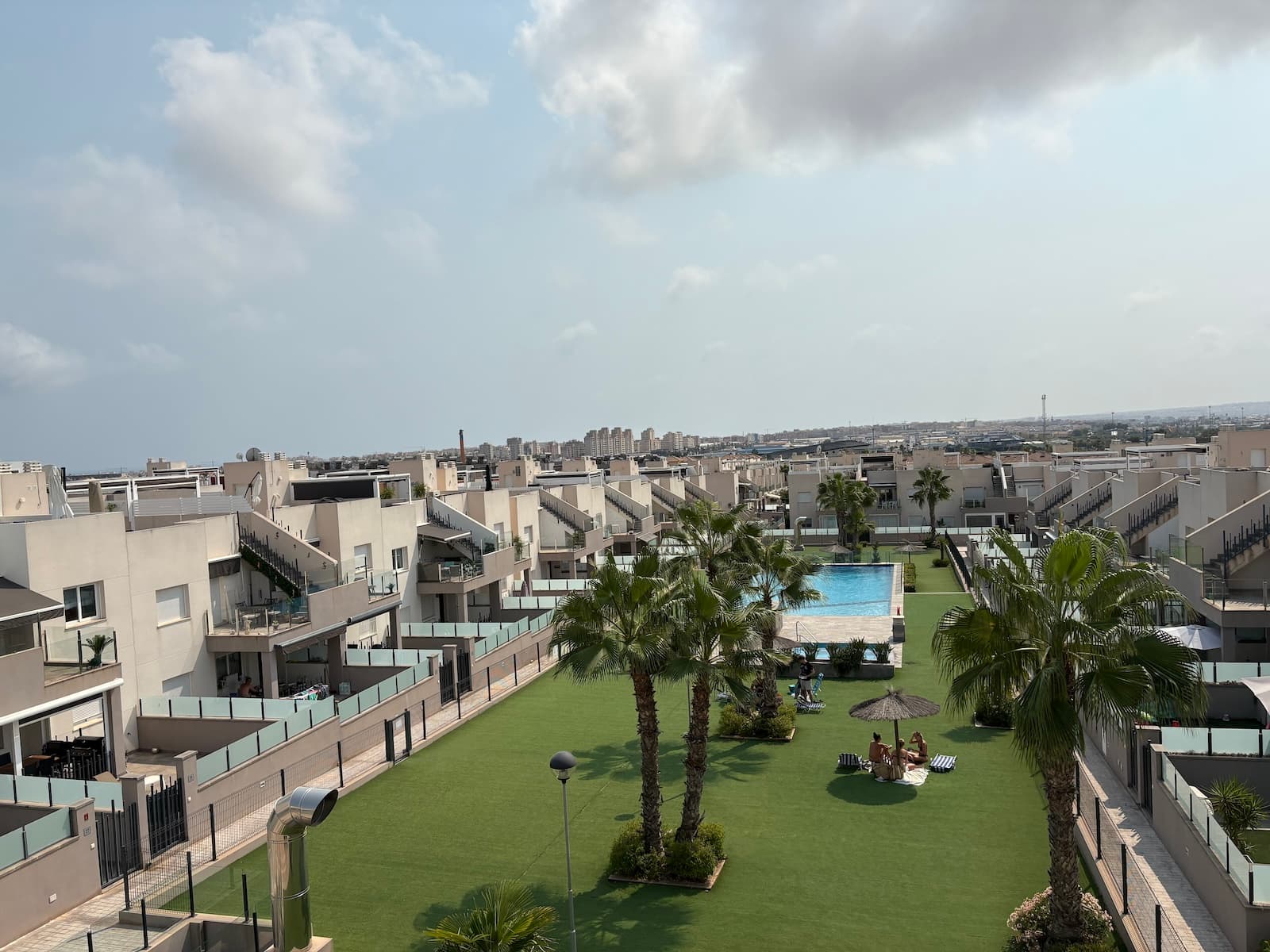 Exclusive Penthouse with Stunning Views of the Salt Lake and TorreviejaDreaming of a stylish home in Spain where sunshine, views, and comfort come together? This modern penthouse apartment perfectly combines luxury and functionality – ideal for both holidays and year-round living.Key Features:Large private 70 m² rooftop terrace with all-day sun and breathtaking views over the salt lake and Torrevieja.3 spacious bedrooms – perfect for families or guests.2 modern bathrooms with clean lines and quality finishes.Bright living area with open-plan kitchen and direct access to the terrace and outdoor spaces.Access to 2 communal pool areas, including one with a separate children’s pool.Location:Just 100 meters from restaurants, cafés, and shopping facilities.Only 41 km from the nearest airport – making it convenient for weekend trips and holidays.Short distance to both the beach and the vibrant city life of Torrevieja.Additional Information:No private garage, but plenty of parking available in the area.Situated in a well-maintained urbanisation with a safe and relaxed atmosphere.Whether you are looking for your own private holiday retreat or a strong rental investment, this penthouse offers a unique combination of location, quality, and lifestyle.Contact us today for more information or to arrange a viewing – this property is a must-see!