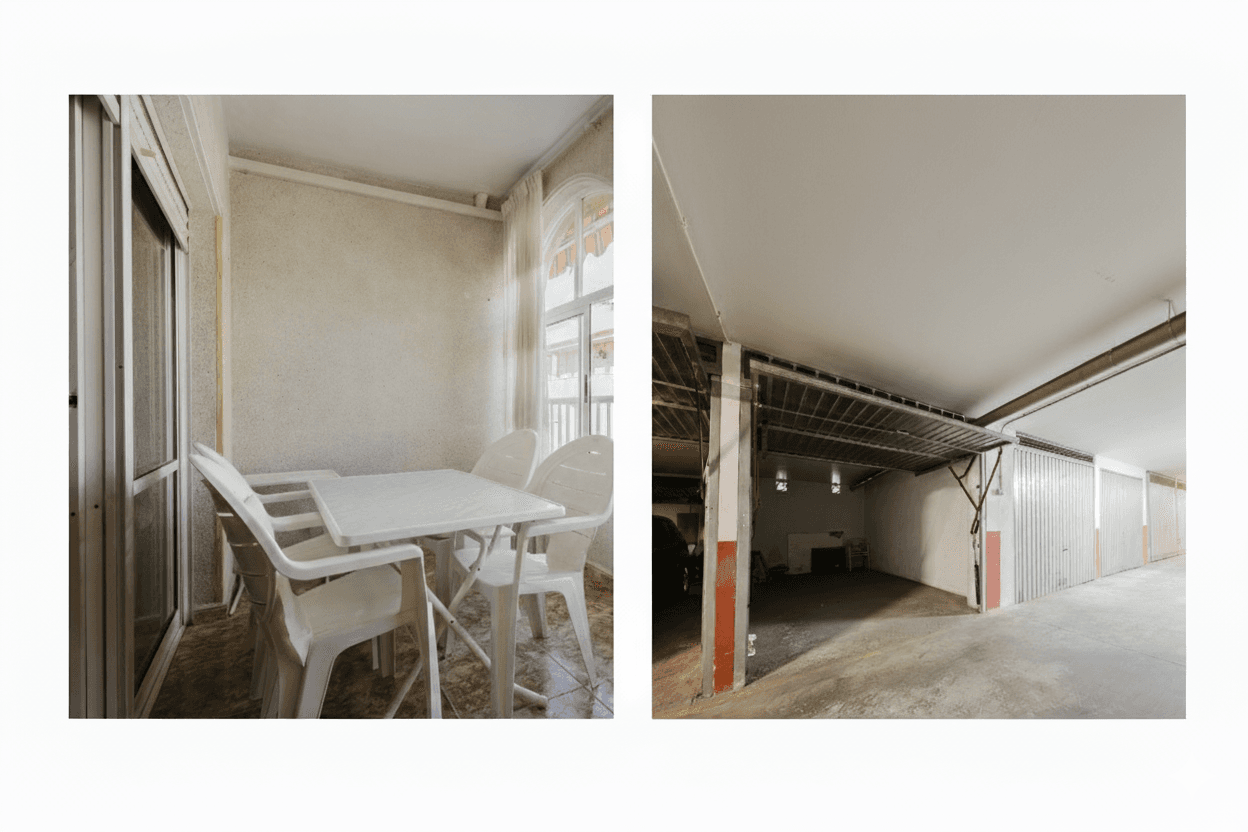 YOUR PENTHOUSE IN TORREVIEJA LIVE WHERE OTHERS VACATION Price €149.500 a rare opportunity you cant miss.Imagine waking up every morning to the gentle sea breeze of the Mediterranean. This stunning penthouse apartment in Torrevieja, ready to move into, invites you to live the lifestyle youve always dreamed of sun, sea, and pure quality of life all year round.Located in a privileged area, just 150 meters from Los Náufragos Beach (Blue Flag) and 300 meters from Acequión Beach, this home combines the charm of coastal relaxation with all urban conveniences. Within walking distance, youll find supermarkets, restaurants, bars, pharmacies, shopping centers, and an easy connection to the Alicante Airport (only 40 minutes away). Main features Area 80 m² + 10 m² terrace West orientation, perfect for breathtaking sunsets 2 spacious bedrooms 1 modern bathroom Fully equipped American-style kitchen Garage included Ready to move inYour private terrace becomes your favorite retreat ideal for outdoor dining, relaxing afternoons, or enjoying a glass of wine while watching the sunset over the city. Life in Torrevieja sunshine and wellbeing all year longTorrevieja is famous for its Mediterranean climate, with more than 320 days of sunshine per year, perfect for those seeking health and vitality. Its natural surroundings the Lagunas of La Mata and Torrevieja offer hiking trails, bird watching, and unique natural spectacles like the Pink Lake.Just 10 minutes away, youll find La Zenia Boulevard, one of the largest shopping centers on the Costa Blanca, and less than an hour away lies the vibrant city of Alicante. Whether youre looking for a smart investment or a place to enjoy Mediterranean living at its best, this penthouse has it all location, comfort, and charm.IBI 200 € Come visit and fall in love with your new home in Torrevieja!