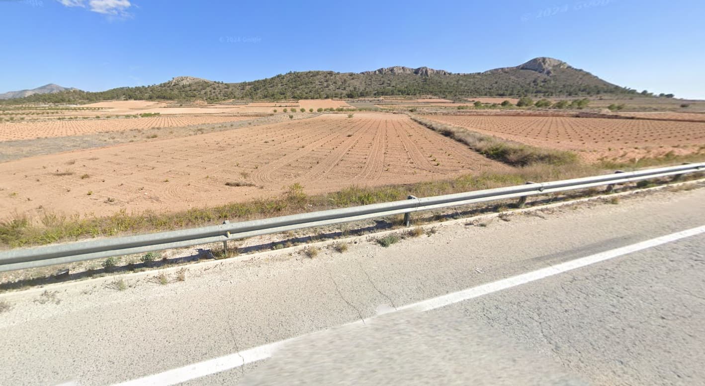 Finca con viñedo de aproximadamente 16.500 m², ubicada junto a una carretera principal cerca de Les Cases dels Frares, en el municipio de Albanilla, a 5 minutos de Pinoso. El viñedo está en producción. La propiedad consta de dos parcelas a ambos lados de la carretera, fácilmente accesibles por un camino de tierra. Su ubicación la hace visible para todos los transeúntes. Antiguo viñedo, actualmente en barbecho. La parcela podría destinarse a fines agrícolas o a la construcción de una casa rural. Sobre la zona: La región de Murcia, en el sureste de España, es una importante productora de frutas, verduras y frutos secos. Aquí se producen numerosos vinos tintos extraordinarios, gracias a su clima mediterráneo, seco y cálido, su sol durante todo el año y su suelo fértil, ideales para el cultivo de la vid. La región es una de las principales productoras de vino de Europa, contribuyendo significativamente a los mercados locales e internacionales. Sobre nosotros: Contamos con una amplia cartera de propiedades en la Costa Blanca y la Costa Cálida, especializándonos en fincas, villas, fincas, terrenos edificables y opciones de diseño y construcción en las regiones de Alicante y Murcia, con especial énfasis en Elda, Monóvar, Pinoso, Sax, Villena, Aspe, Fortuna, Albacete y muchas otras zonas de los alrededores. Llevamos establecidos desde 2004 y nuestro equipo cuenta con décadas de experiencia para ayudarle a encontrar y asegurar la casa de sus sueños. Le acompañamos en cada paso del proceso para garantizar que su compra en España sea segura y sin complicaciones. No estamos aquí para venderle una propiedad, sino para ayudarle a hacer realidad su sueño y encontrar la propiedad perfecta para usted. Con nosotros, está en las mejores manos. Contáctenos ahora para hablar sin compromiso sobre cómo usted también puede hacer realidad sus sueños.