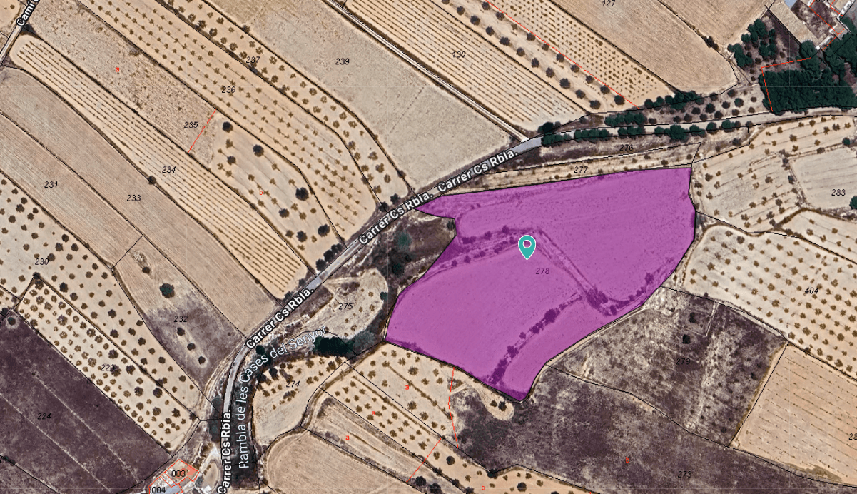 Situada a poca distancia del encantador pueblo de Casas del Señor , esta parcela de 15.802 m² ofrece una excelente oportunidad para quienes buscan espacio, privacidad y un entorno natural tranquilo en la campiña alicantina. El terreno goza de fácil acceso y una ubicación céntrica cerca del pueblo, a la vez que ofrece la tranquilidad de un entorno rural. El tamaño de la parcela ofrece múltiples posibilidades, ya sea para construir una casa de campo, crear un refugio privado o invertir en terrenos en una zona bien comunicada. Rodeada de paisajes abiertos y vistas a la montaña, la propiedad ofrece un ambiente tranquilo con abundante luz solar durante todo el año. Casas del Señor, perteneciente al municipio de Monóvar , es conocida por su carácter tradicional, sus viñedos y su estilo de vida relajado. La zona combina el encanto del interior de Alicante con buenas conexiones con pueblos y servicios cercanos. Es un lugar ideal para quienes buscan disfrutar de la naturaleza, la vida al aire libre y el auténtico estilo de vida mediterráneo, sin renunciar a la cercanía en coche de la costa, aeropuertos y grandes ciudades. Si te ha gustado esta propiedad, no dudes en contactarnos para organizar una visita. ¡Estaremos encantados de ayudarte! Contamos con una amplia cartera de propiedades en la Costa Blanca y la Costa Cálida, especializadas en fincas rurales, villas, terrenos edificables y opciones de diseño y construcción en Alicante y Murcia, con especial énfasis en Elda, Monóvar, Pinoso, Sax, Villena, Aspe, Fortuna, Albacete y alrededores. Fundada en 2004, nuestra empresa cuenta con décadas de experiencia que ponemos a su disposición para ayudarle a encontrar y adquirir la casa de sus sueños. Le acompañamos en cada paso del proceso para garantizar una compra segura y sin complicaciones en España. Nuestro objetivo no es venderle una propiedad, sino ayudarle a hacer realidad su sueño y encontrar la opción perfecta para usted. Con nosotros, su compra está en las mejores manos. Contáctenos hoy mismo para una charla sin compromiso sobre cómo usted también puede hacer realidad sus sueños.